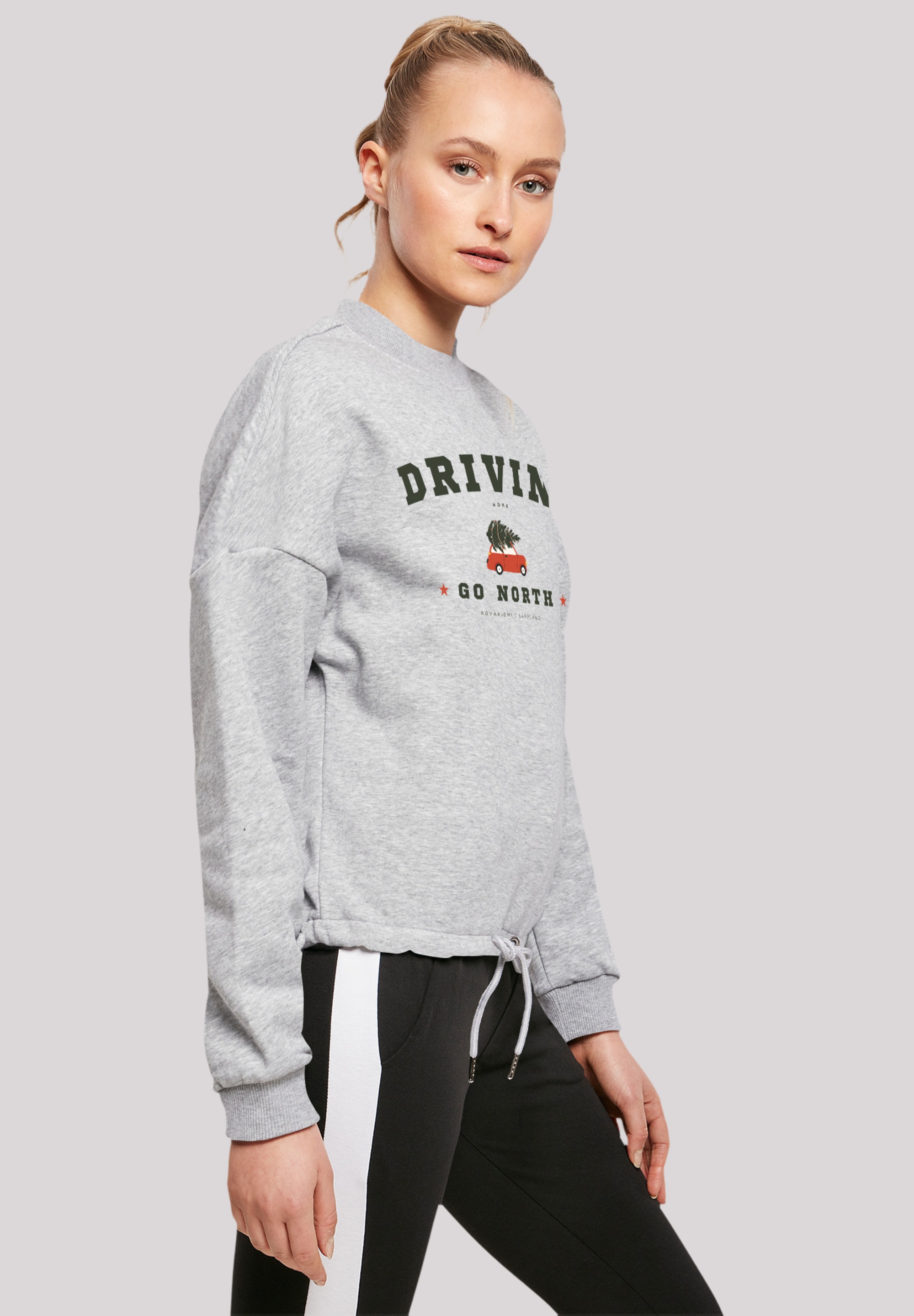 F4NT4STIC Sweatshirt »Driving Home Weihnachten«, Weihnachten, Geschenk, Logo