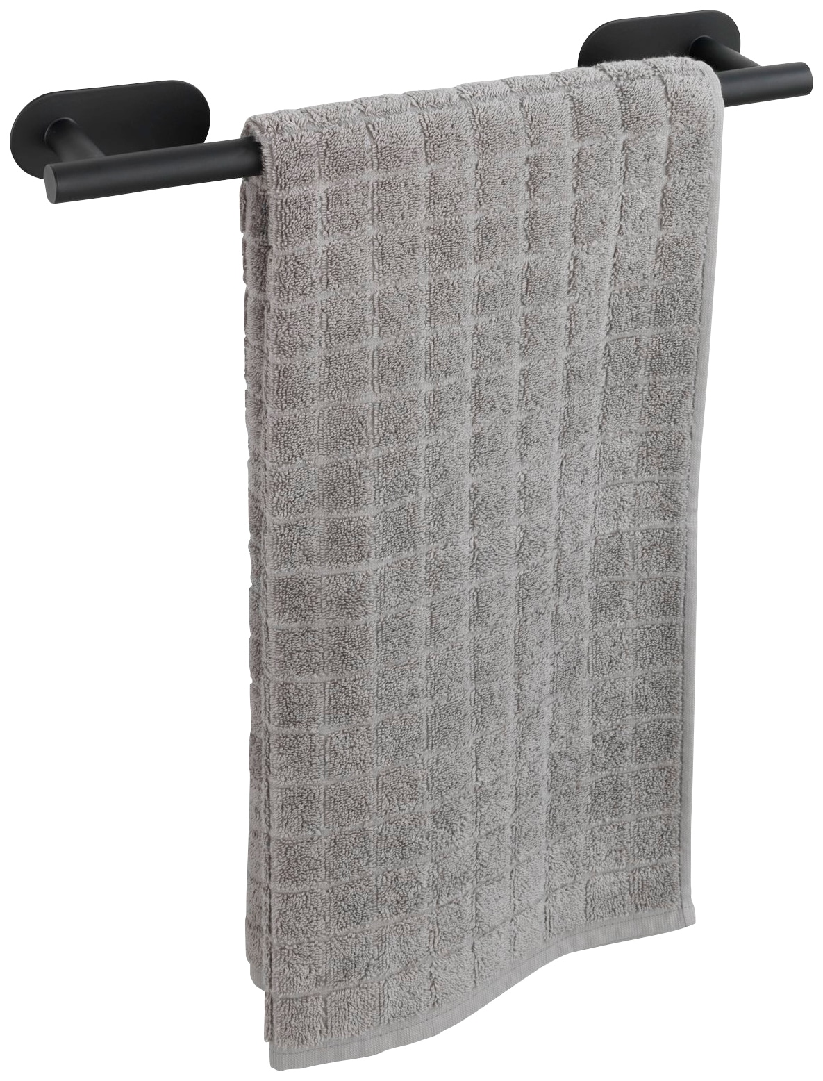 WENKO Handtuchhalter »Orea Black«, BxTxH: bohren cm, BAUR 40x7x4,5 kaufen befestigen ohne 