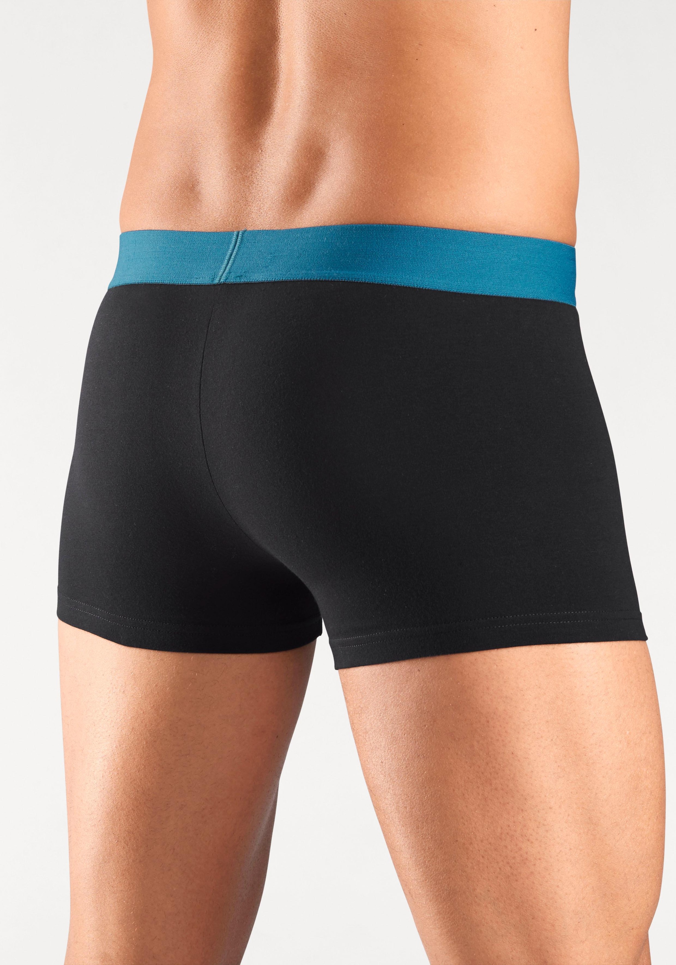 s.Oliver Boxer »Boxershorts für Herren«, (Packung, 4 St.), mit kontrastfarbenem Webbund