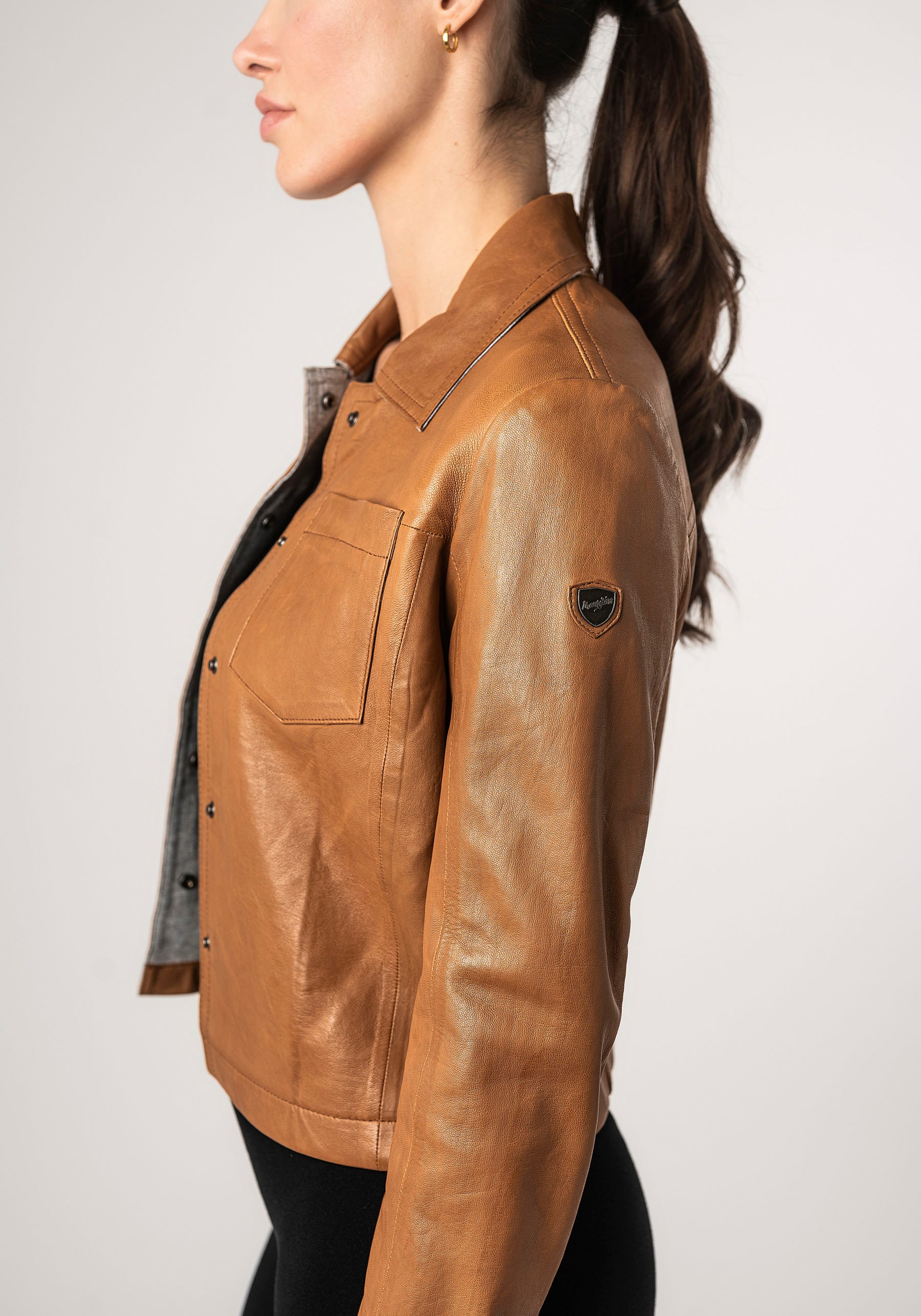 Mauritius Lederjacke »MWLefei«, mit Brusttaschen