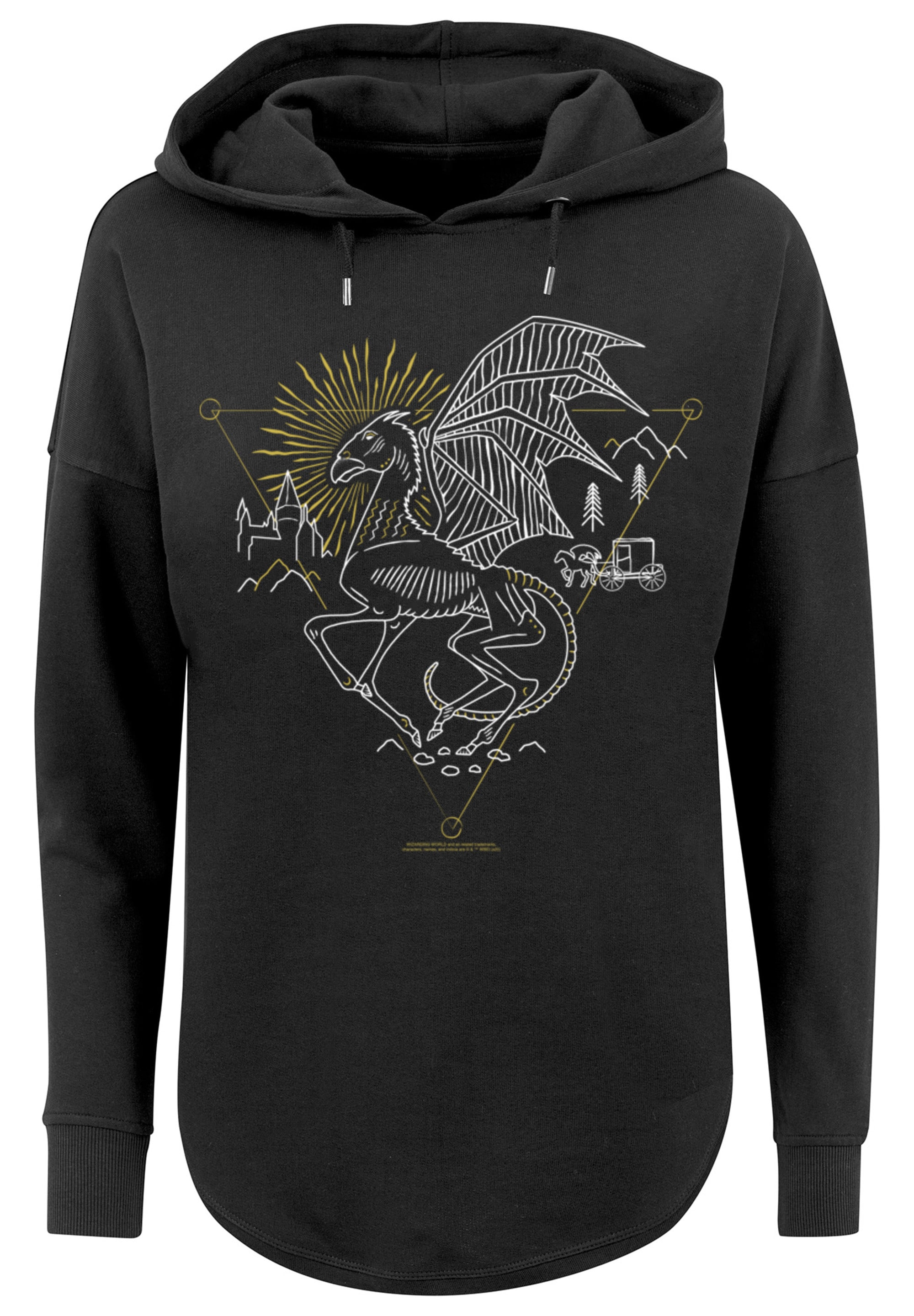 F4NT4STIC Kapuzenpullover »Harry Potter Thestral Line Art«, Print