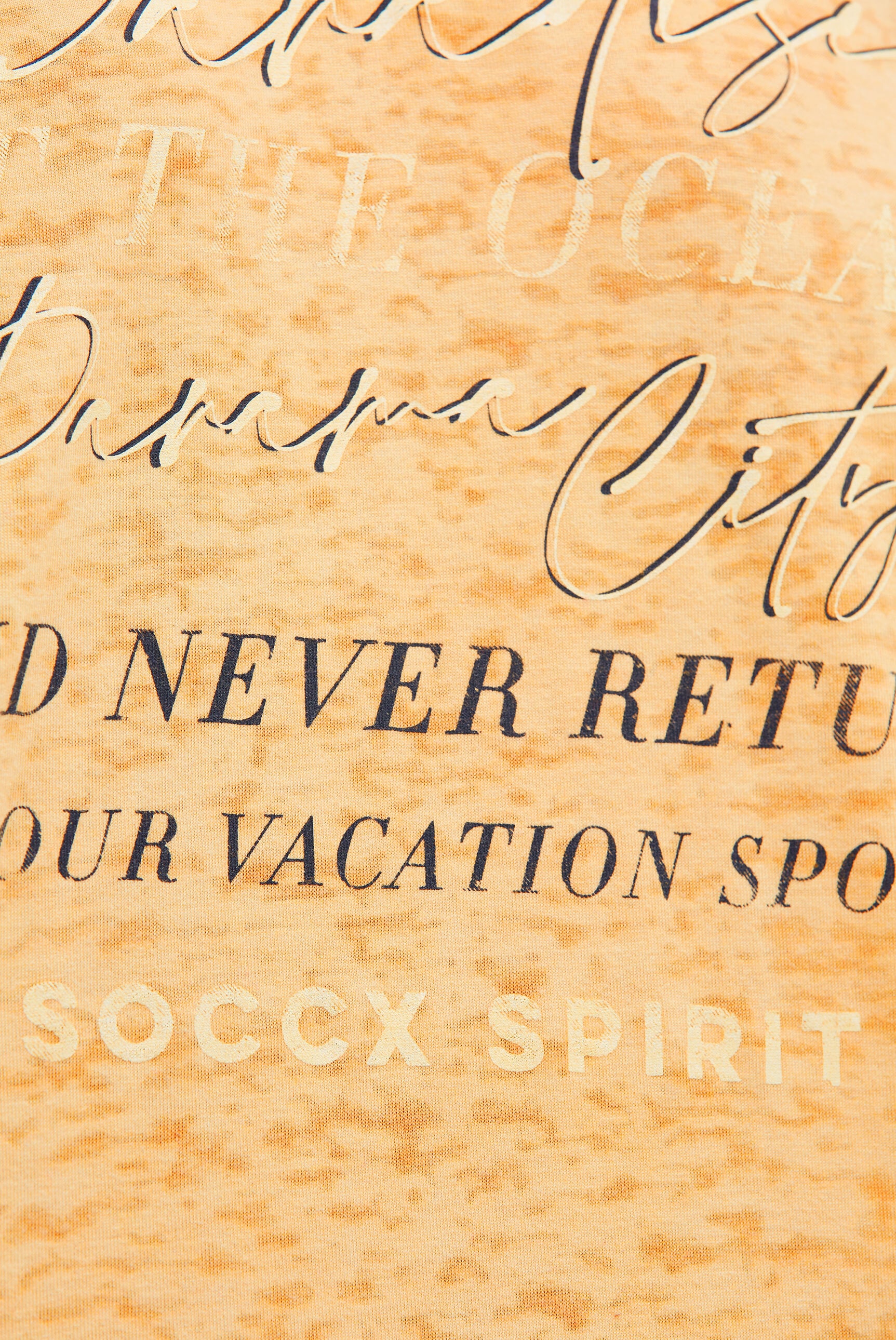 SOCCX Kapuzenshirt mit Ausbrenner-Effekten