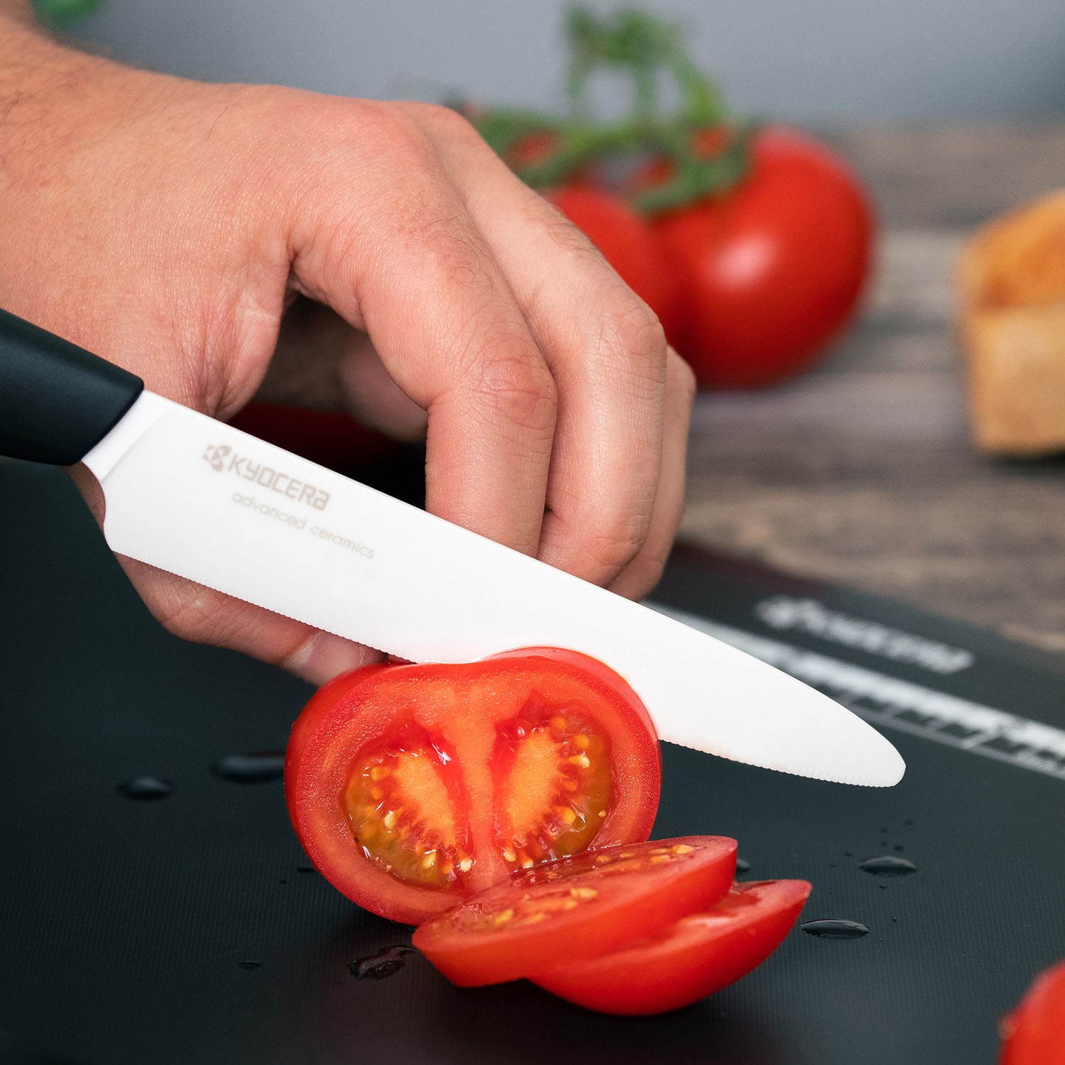 KYOCERA Tomatenmesser "GEN" extrem scharf, Klinge 12,5 cm günstig online kaufen