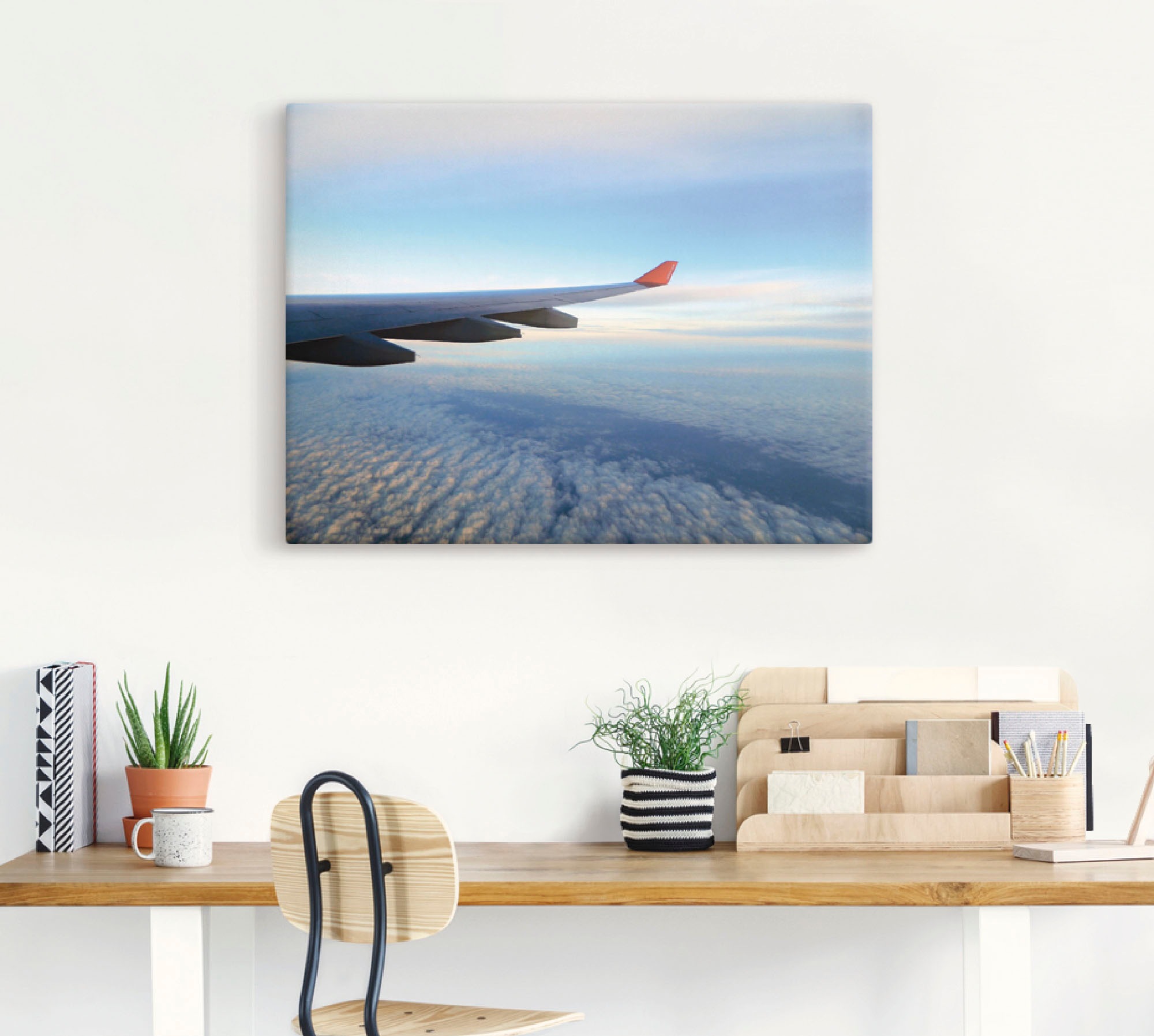 Artland Wandbild »Flugzeug«, Flugzeuge & Helikopter, (1 St.), als Wandaufkleber in verschied. Größen
