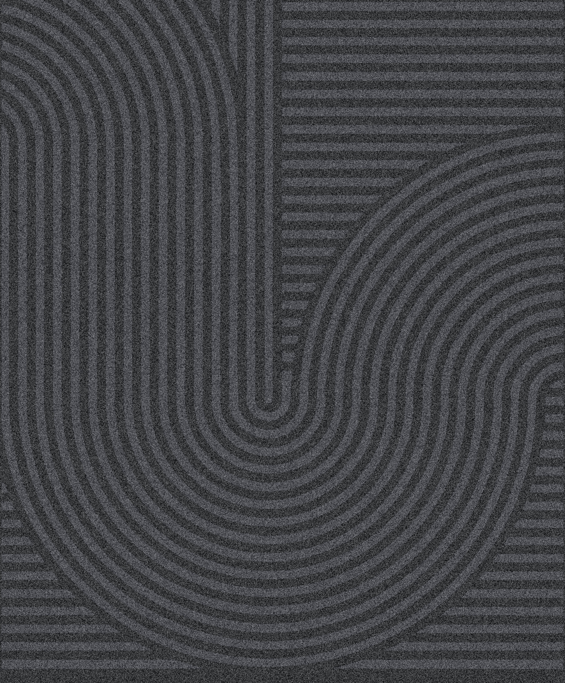 OTTO home Fußmatte "Sammo, Schmutzfangmatte, Teppich, für Hausflur und Wohnbereiche" rechteckig 5 mm Höhe Indoor, Eingangsmatte, Design, Scandi, Zen, rutschfeste Unterseite
