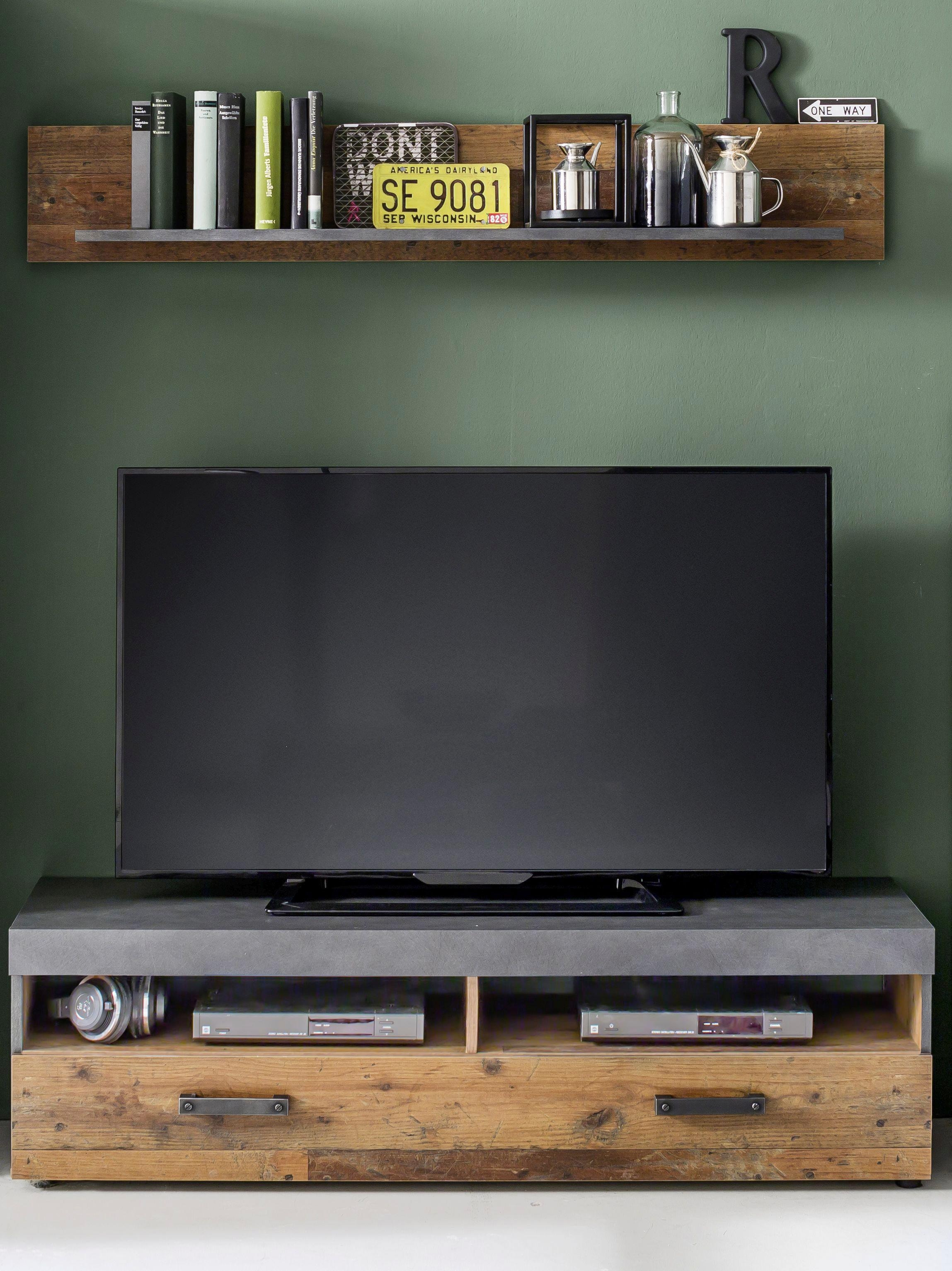 INOSIGN Wohnwand "Ilana Lowboard und Wandboard", TV-Unterteil mit Wandboard günstig online kaufen