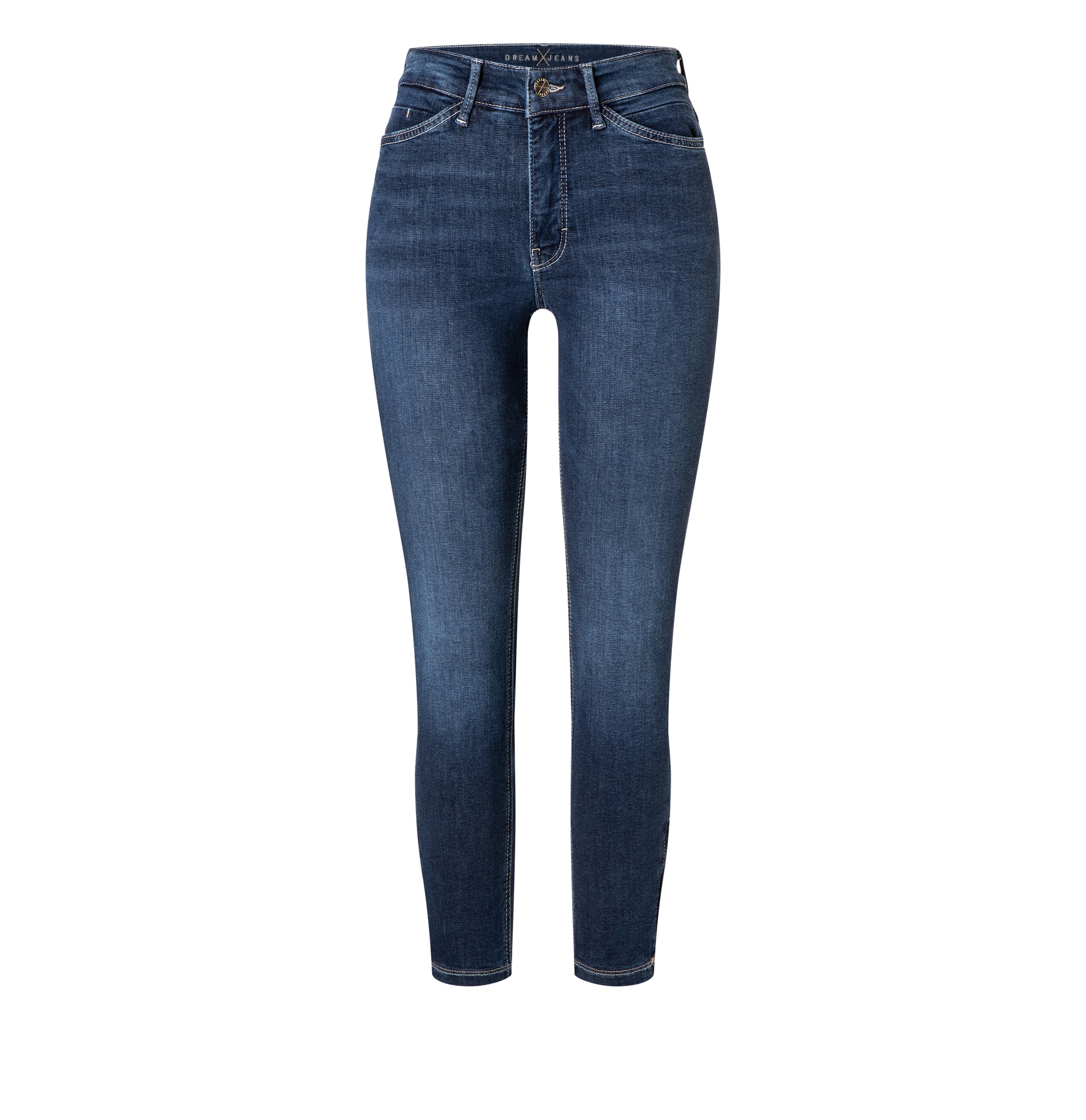MAC 7/8-Jeans »Dream Chic«, verkürzte Form mit Reißverschluss