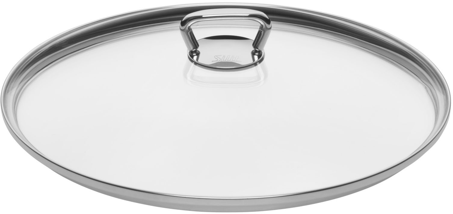 Silit Gemüsetopf »Suppentopf Induktion mit Glasdeckel«, Cromargan® Edelstahl Rostfrei 18/10, (Set, 2 tlg.), für alle Herdarten geeignet, Kochtopf mit extra hohem Rand 12l