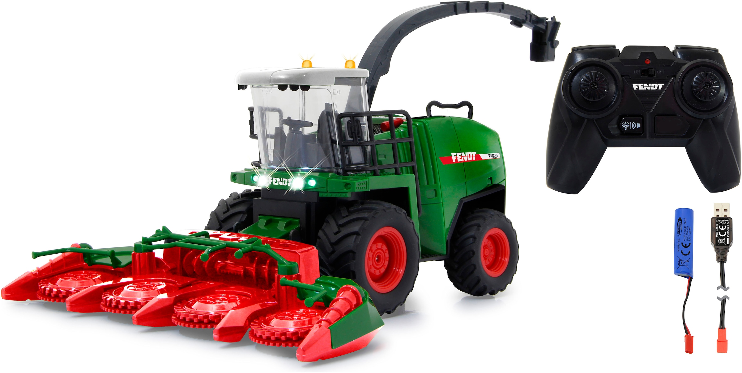 Jamara RC-Traktor »Fendt Katana Feldhäcksler RC 1:24S«, mit LED Licht