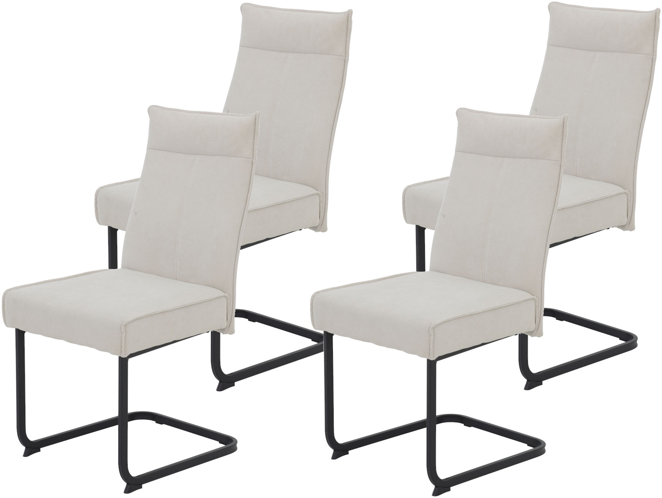 HELA Freischwinger "KAREN Esszimmerstuhl" (Set) 4 Stk. XL-Breite, Komfortsi günstig online kaufen