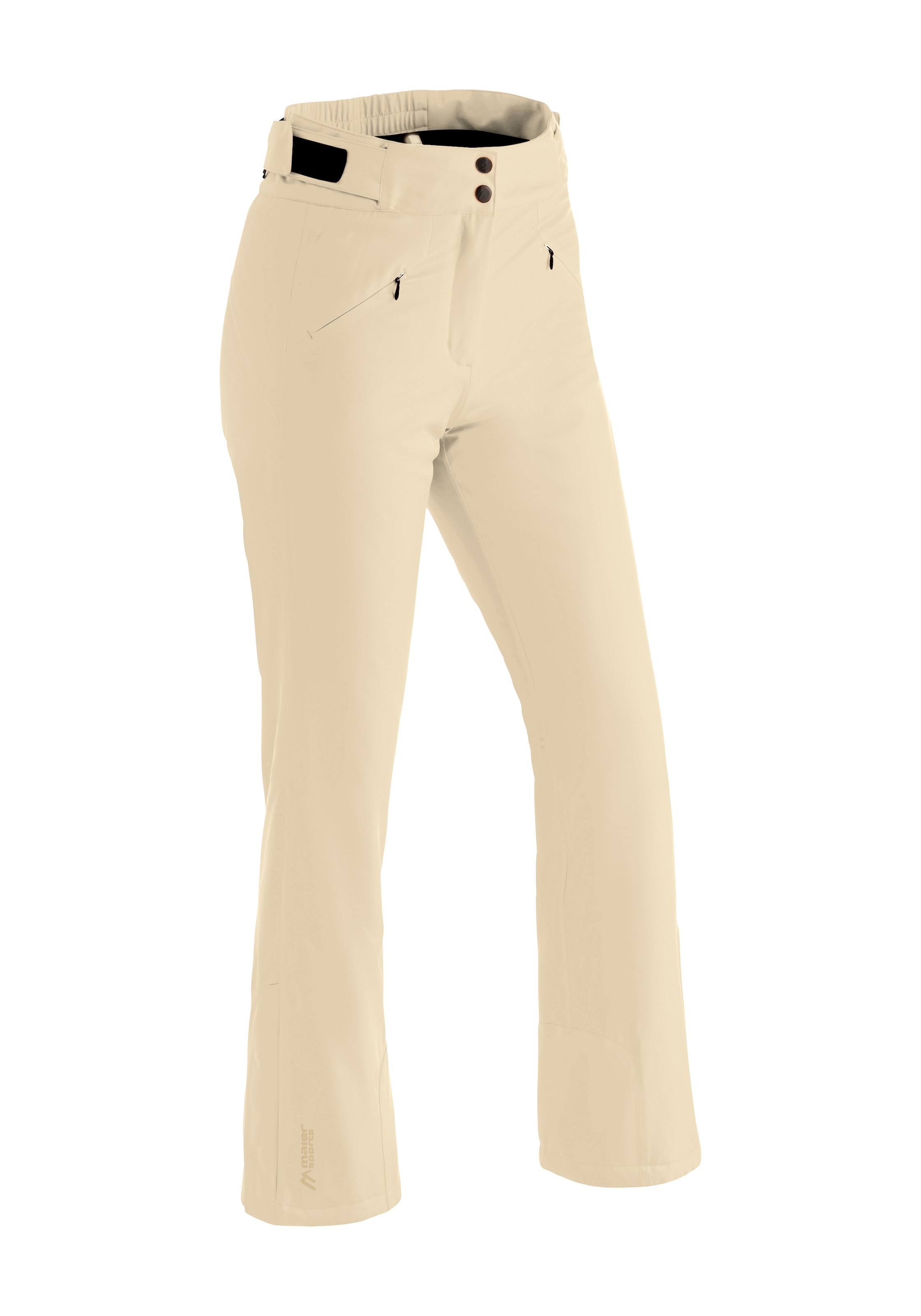 Maier Sports Skihose "Allissia slim 2.1" Damen Schneehose, wind- und wasserdicht, 2 RV-Taschen, Slim Fit