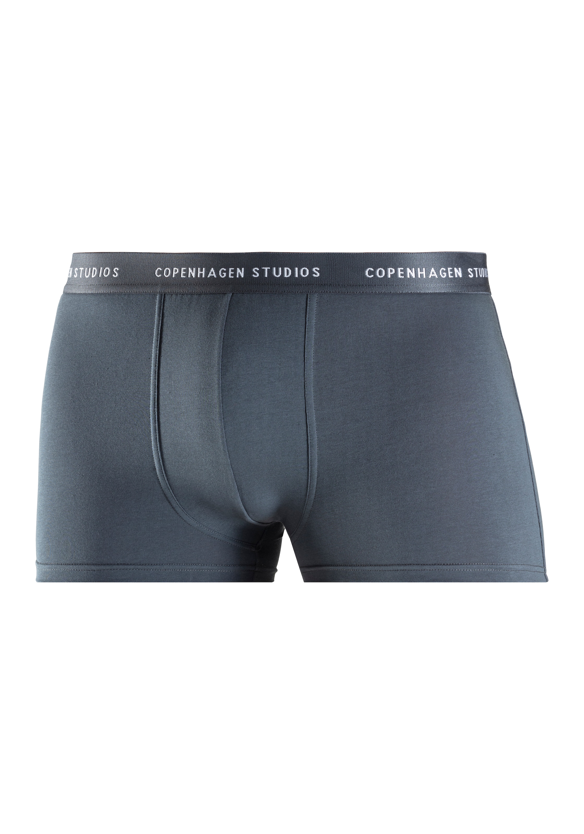 Copenhagen Studios Boxer »Boxershorts für Herren«, (3 St.), mit farbigem Logo-Bund