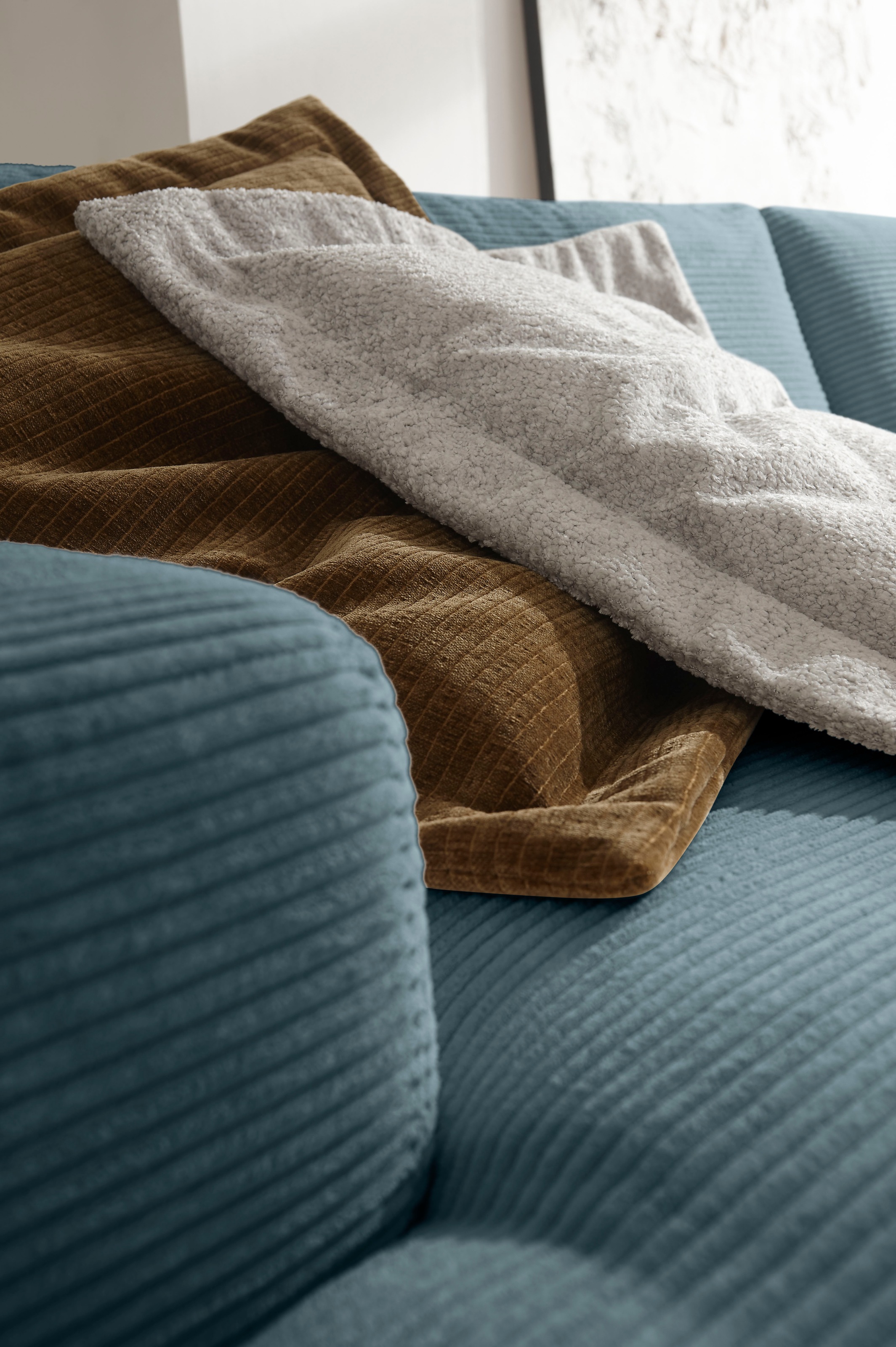 Musterring Loungesofa »Lucia«, Cord-Bezug, Breite 292 cm