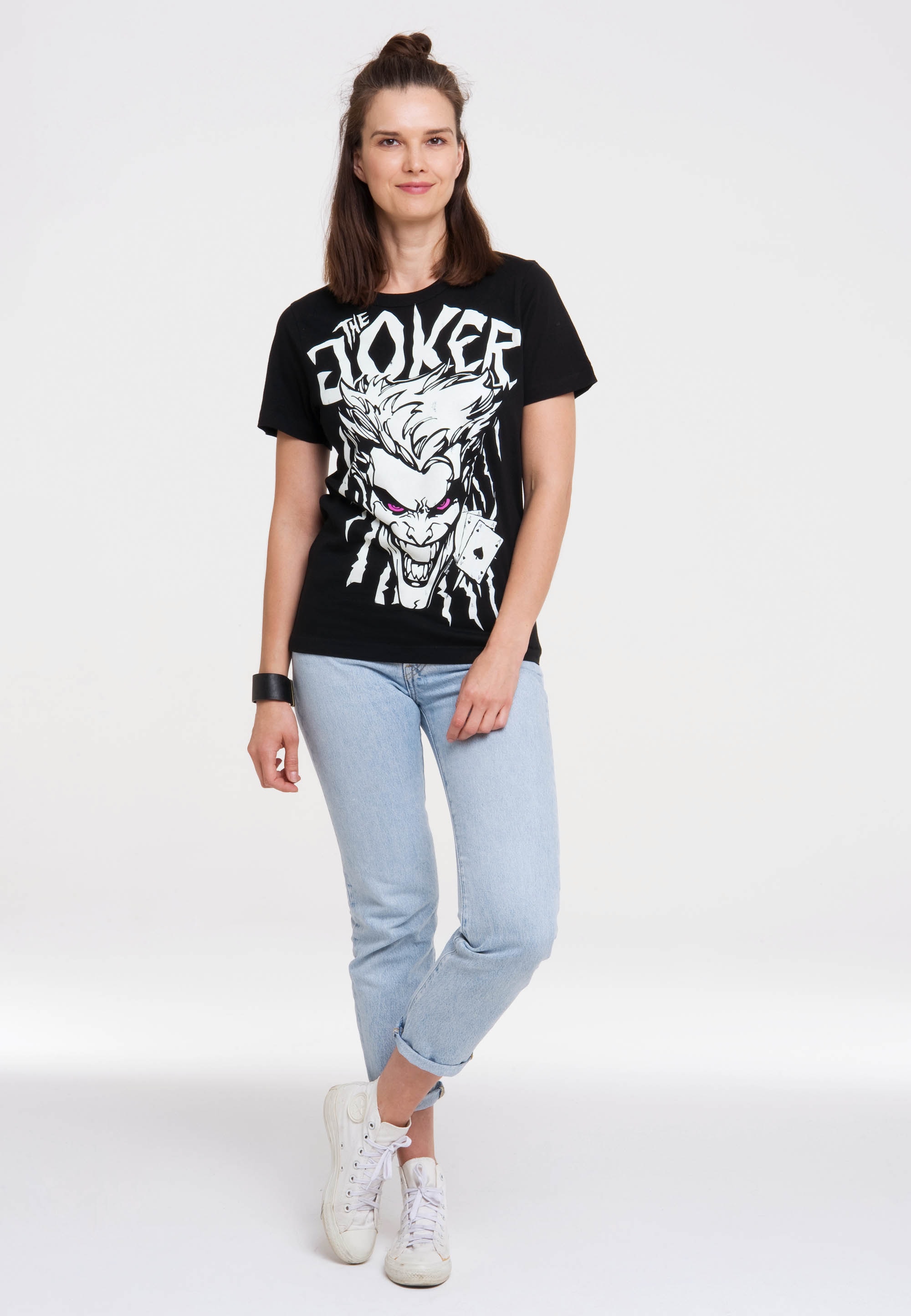 LOGOSHIRT T-Shirt »DC Comics - Joker«, mit lizenziertem Print online  bestellen | BAUR | T-Shirts