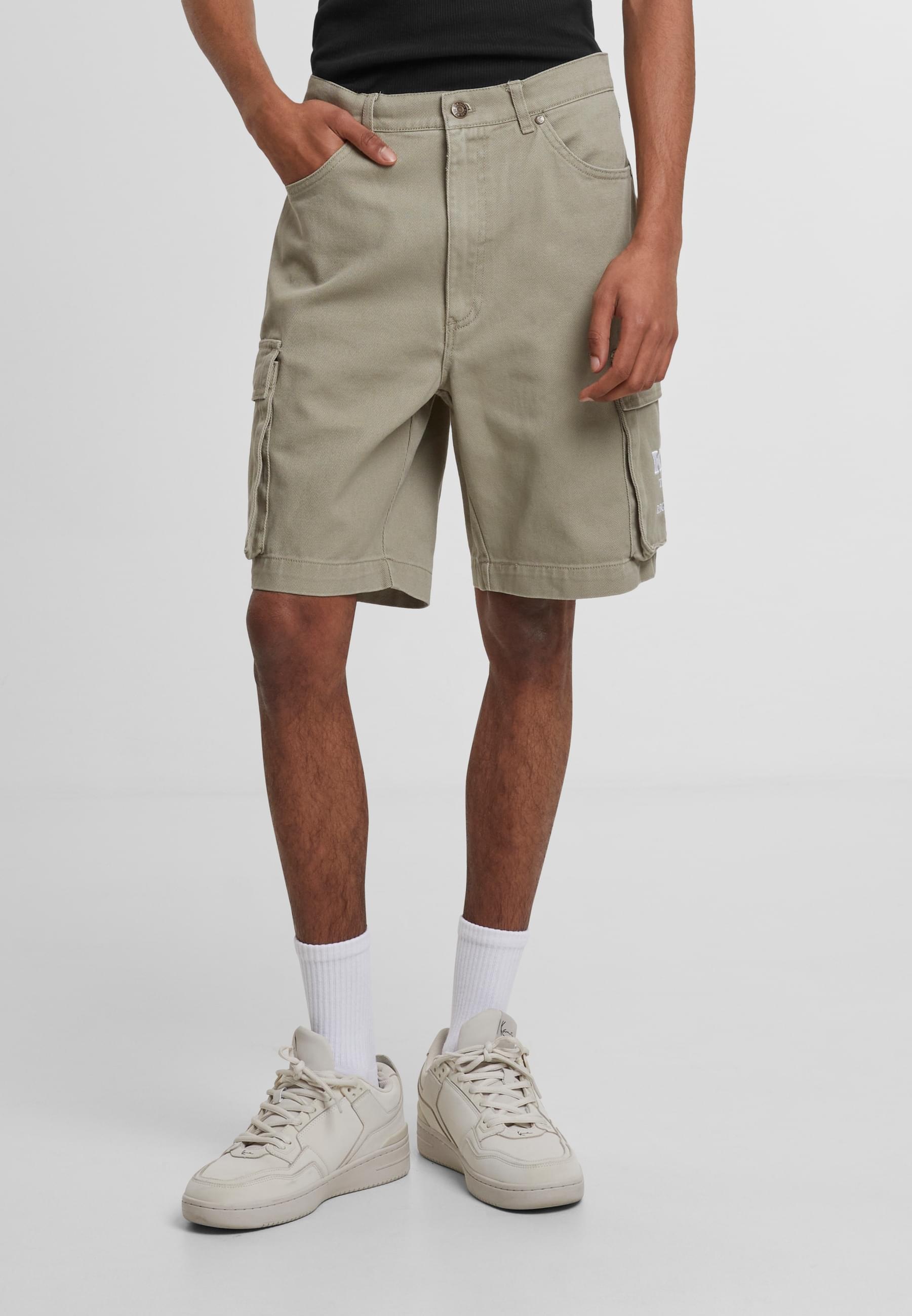 Karl Kani Shorts »Karl Kani KM222-042-1 KK Retro Washed Cargo Shorts«, (1 tlg.)