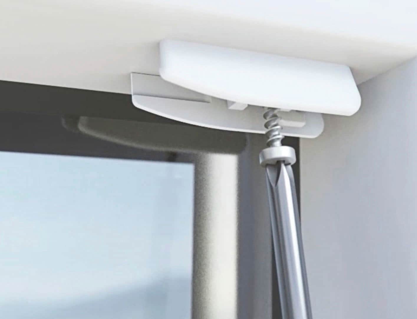 GARDINIA Plissee »Concept Thermo« abdunkelnd energiesparend mit Bohren verspannt verschraubt, Innovative Träger- und Montagetechnik