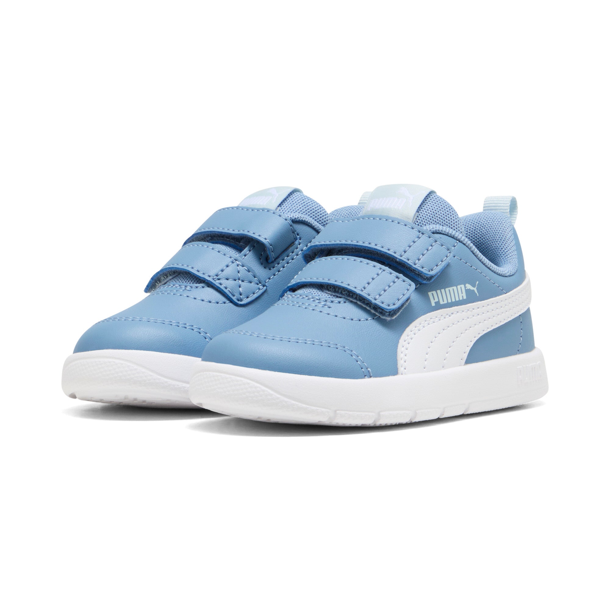 PUMA Sneaker "COURTFLEX V3 V INF" für sportliche Aktivitäten, mit Textil-Innenmaterial, knöchelhoch