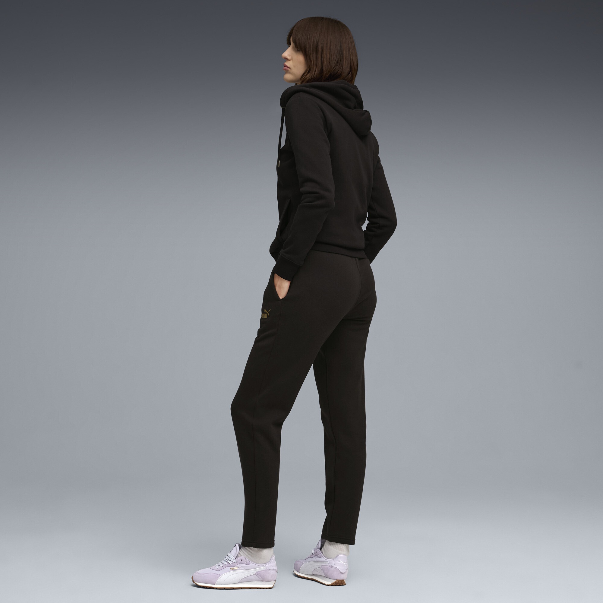 PUMA Jogginganzug »Metallic Jogginganzug mit Kapuze Damen«