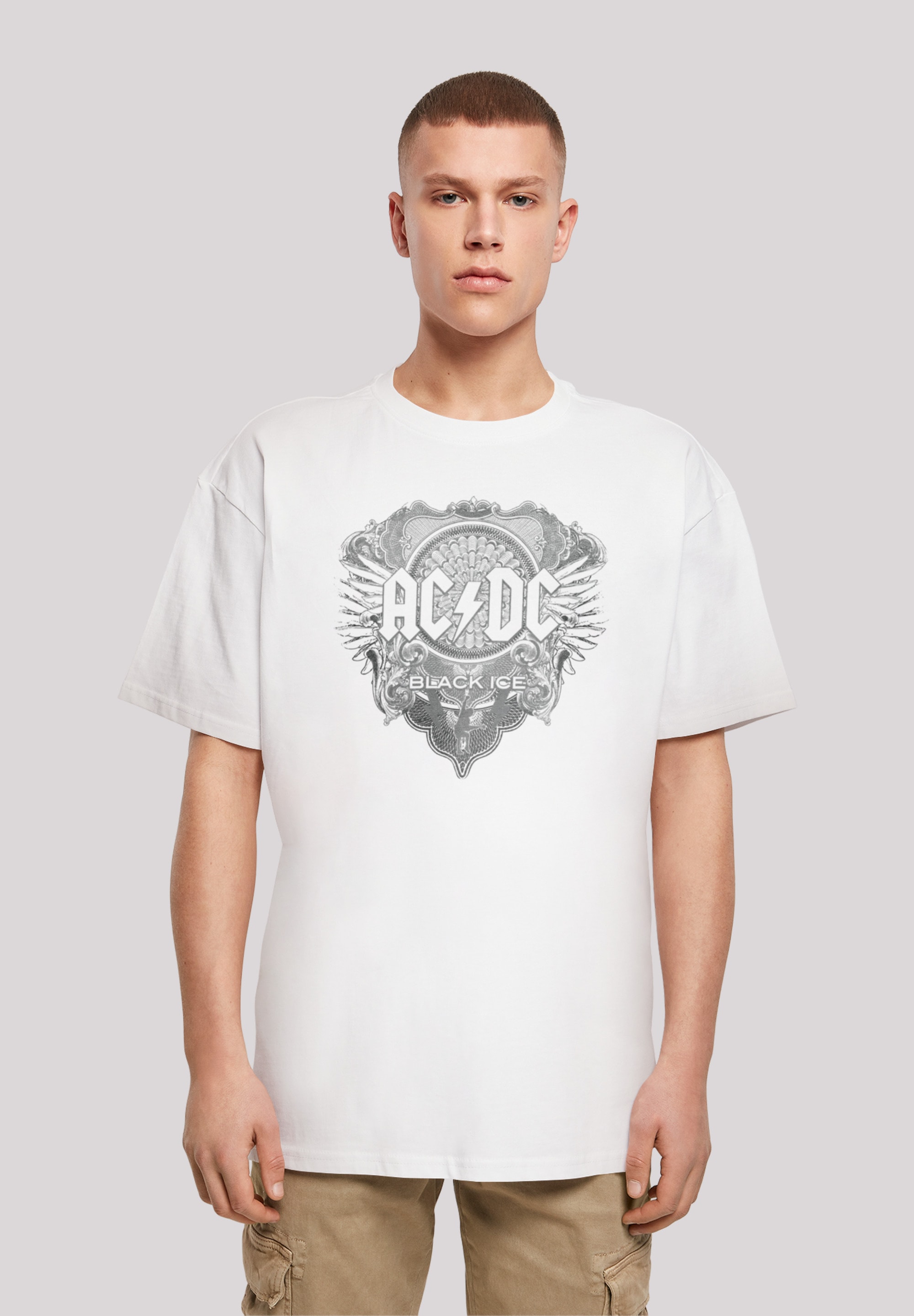 T-Shirt »ACDC Rock Band Black Ice«, Print