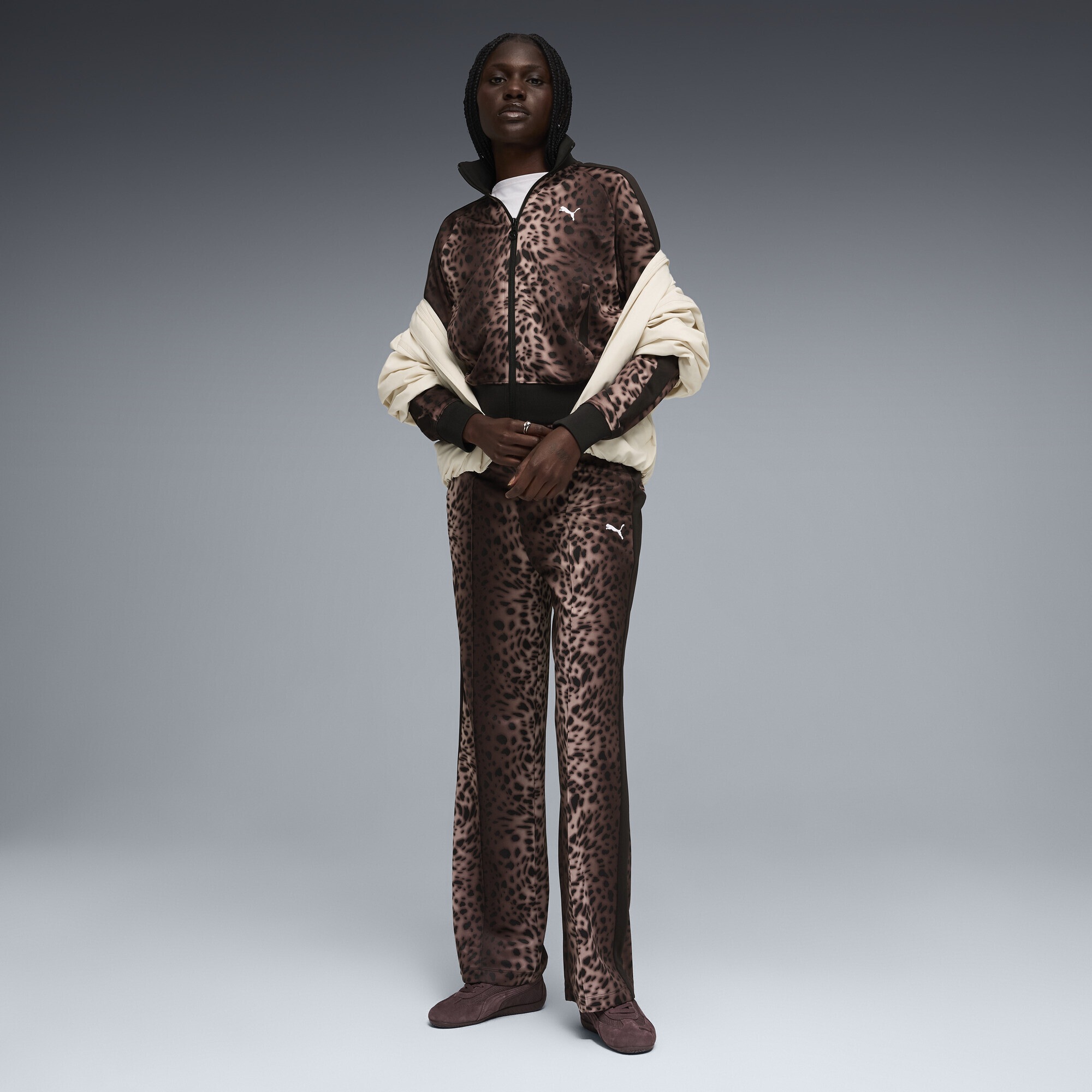 PUMA Sporthose »T7 Leo Luxe Trainingshose Damen«