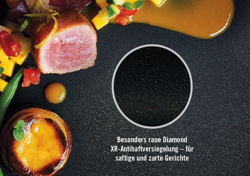 WOLL MADE IN GERMANY Grillpfanne »Logic inkl. Deckel« Aluminiumguss Set, 2 tlg. tlg. Abnehmbarer Stiel