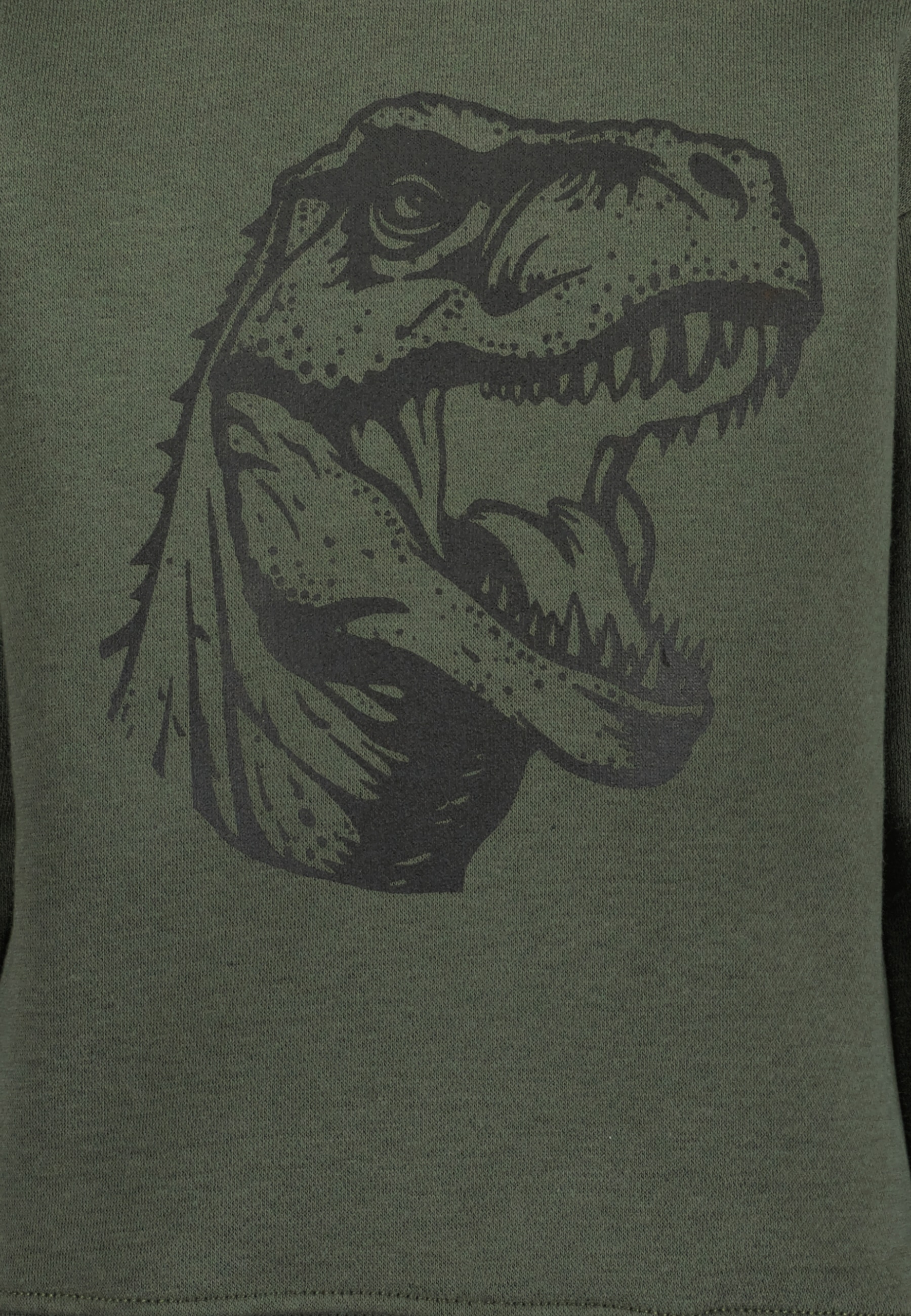 Blue Seven Sweatshirt, mit großem Dino-Frontmotiv