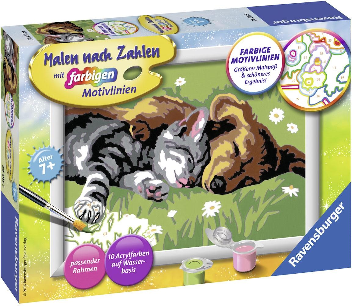 Ravensburger Malen nach Zahlen »Tiefer Schlaf«, Made in Europe