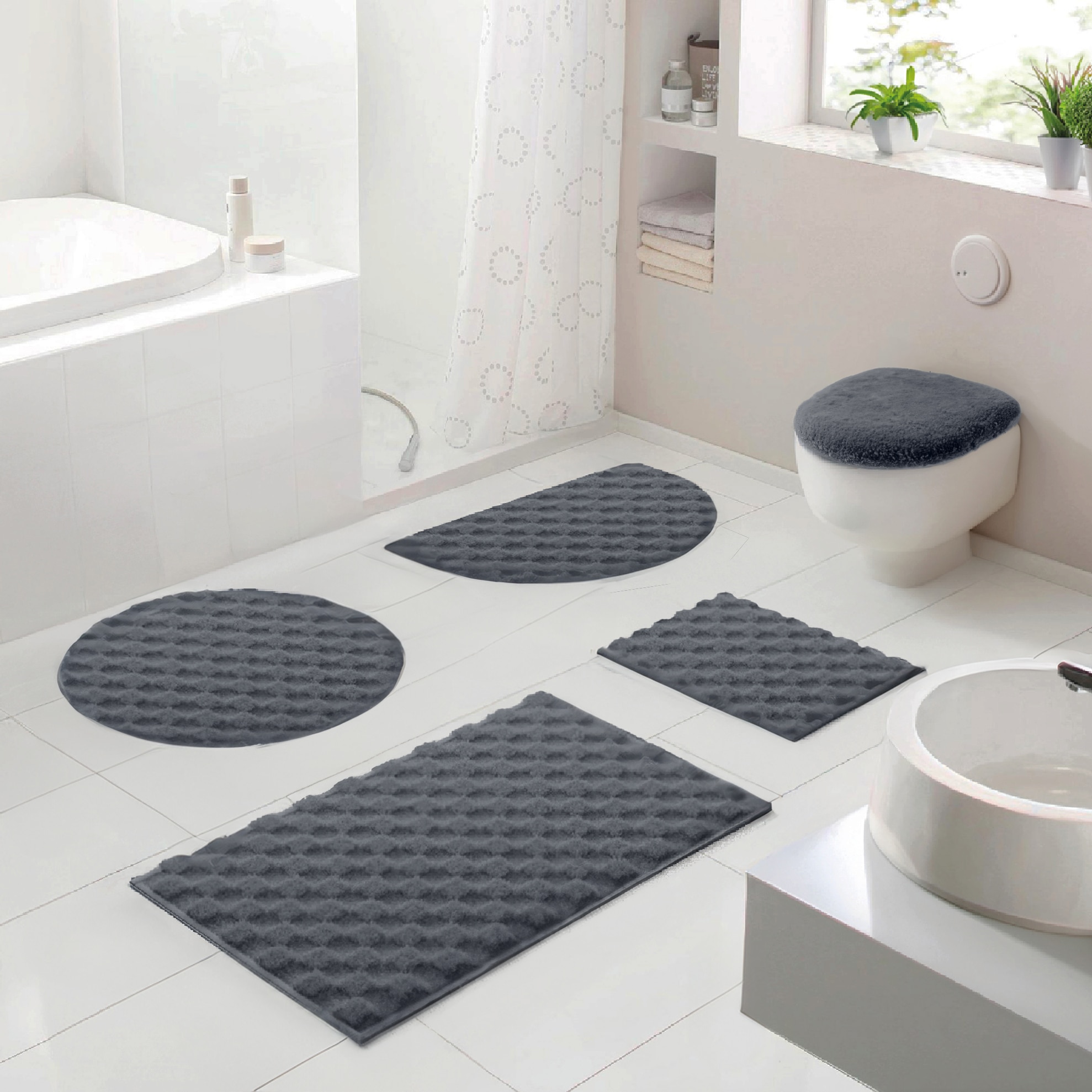 OTTO home Badematte "Naala, Badvorleger, Badezimmer Teppich, sehr weich" Hö günstig online kaufen