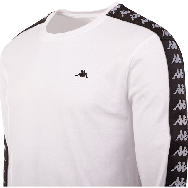 Kappa Langarmshirt, mit hochwertigem Jacquard Logoband ▷ für | BAUR