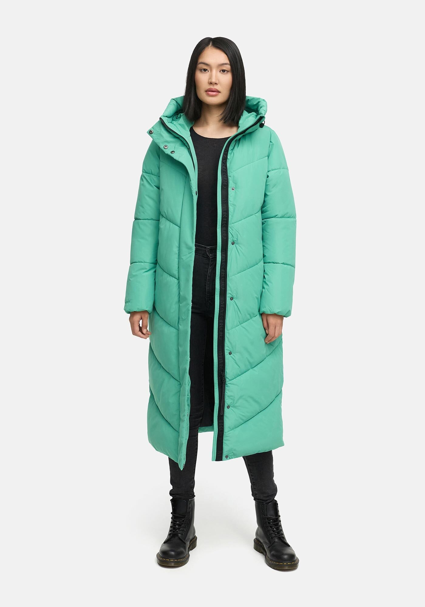 Marikoo Winterjacke "Ranja", extra langer Damen Winter Steppmantel günstig online kaufen