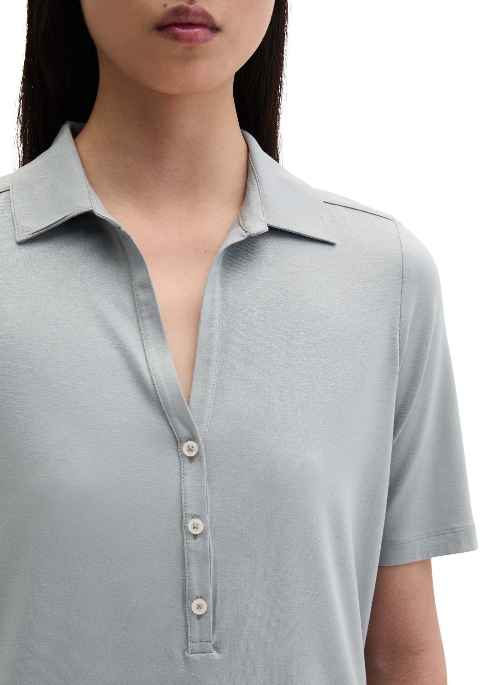 Marc O'Polo Kurzarmshirt »aus LENZING™ ECOVERO™«