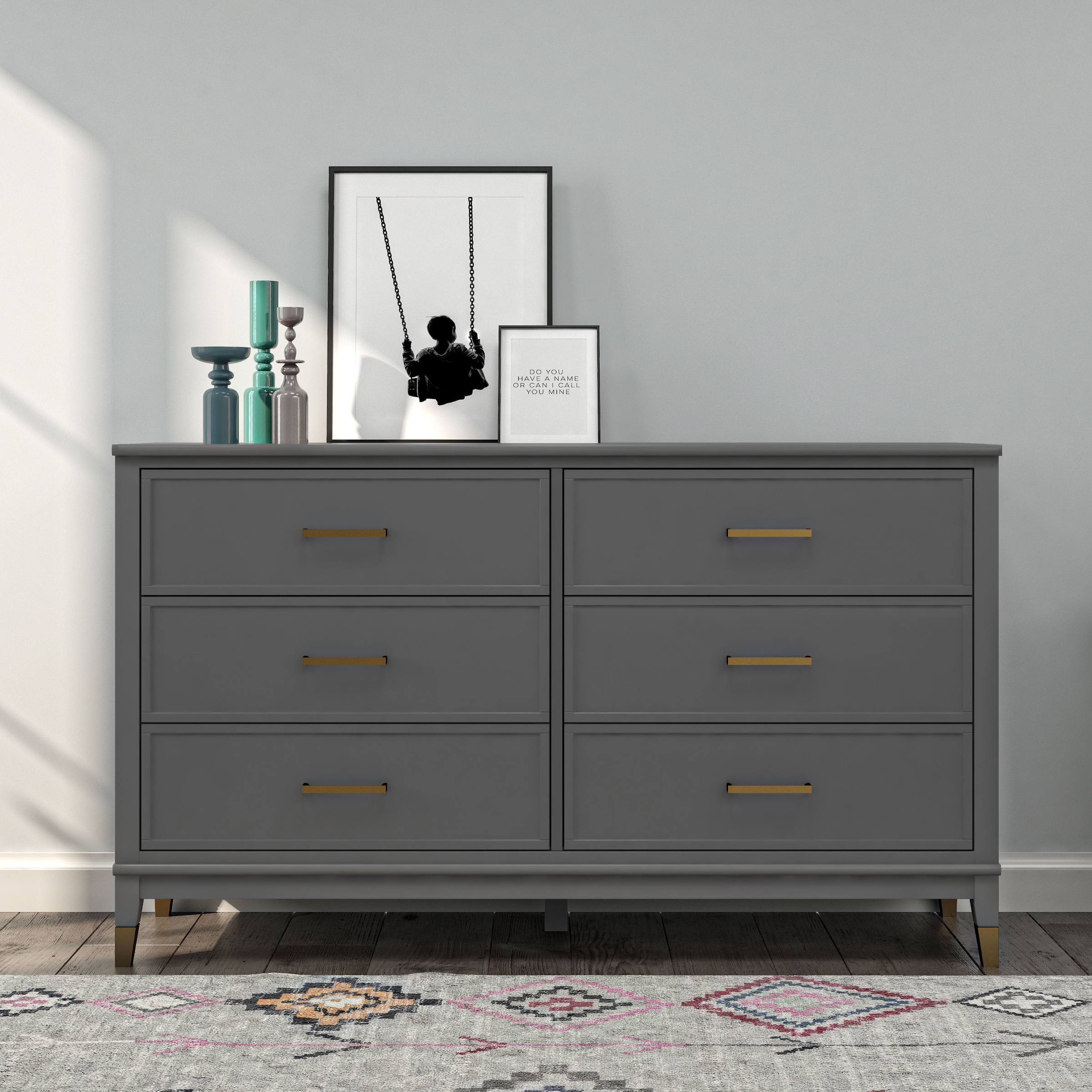 CosmoLiving by Cosmopolitan Kommode "Westerleigh" mit 6 Schubladen, MDF, Be günstig online kaufen