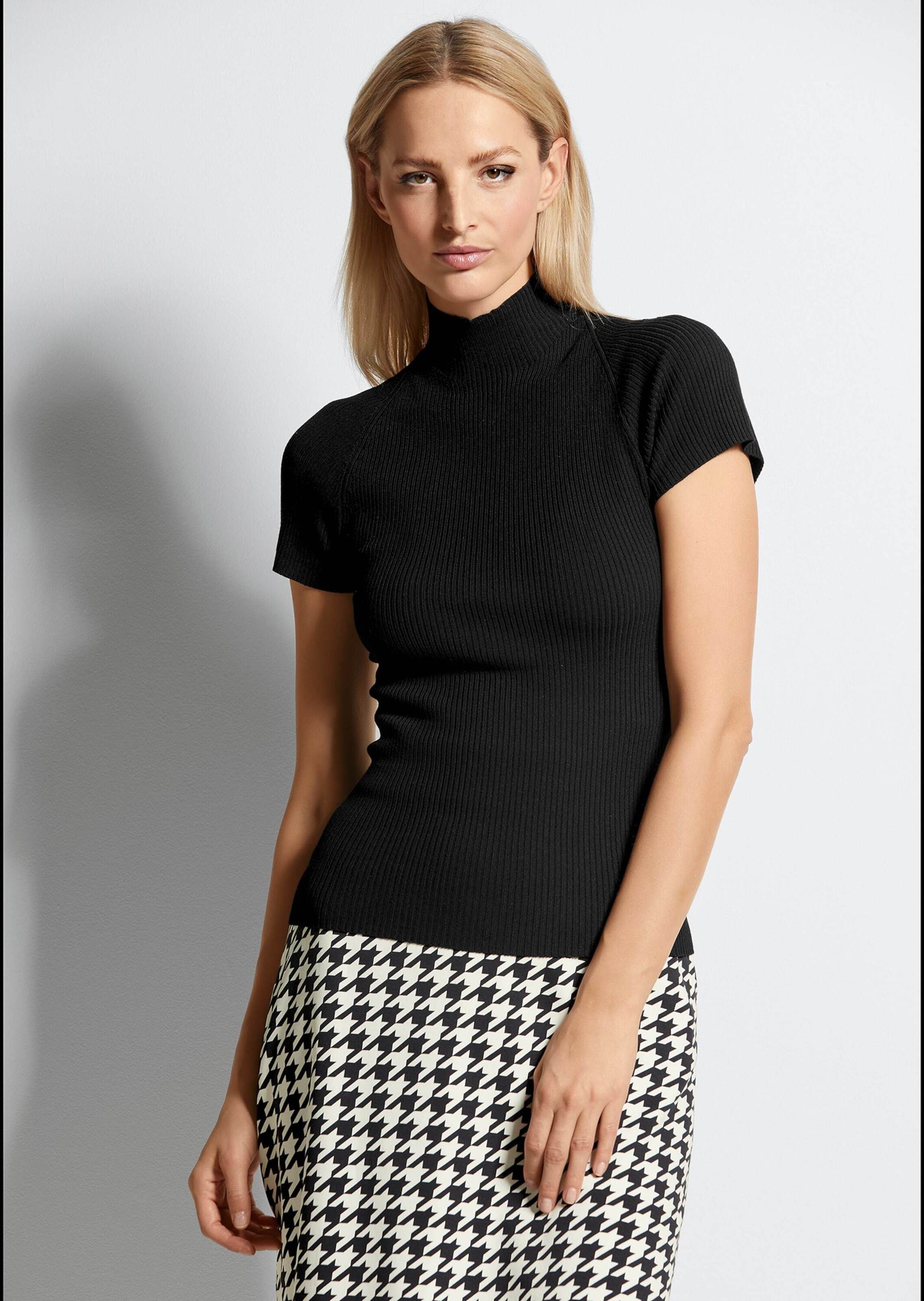 MADELEINE Longpullover »Strickoberteil Kurzarm-Pullover aus Strick« Pullover mit Kurzarm