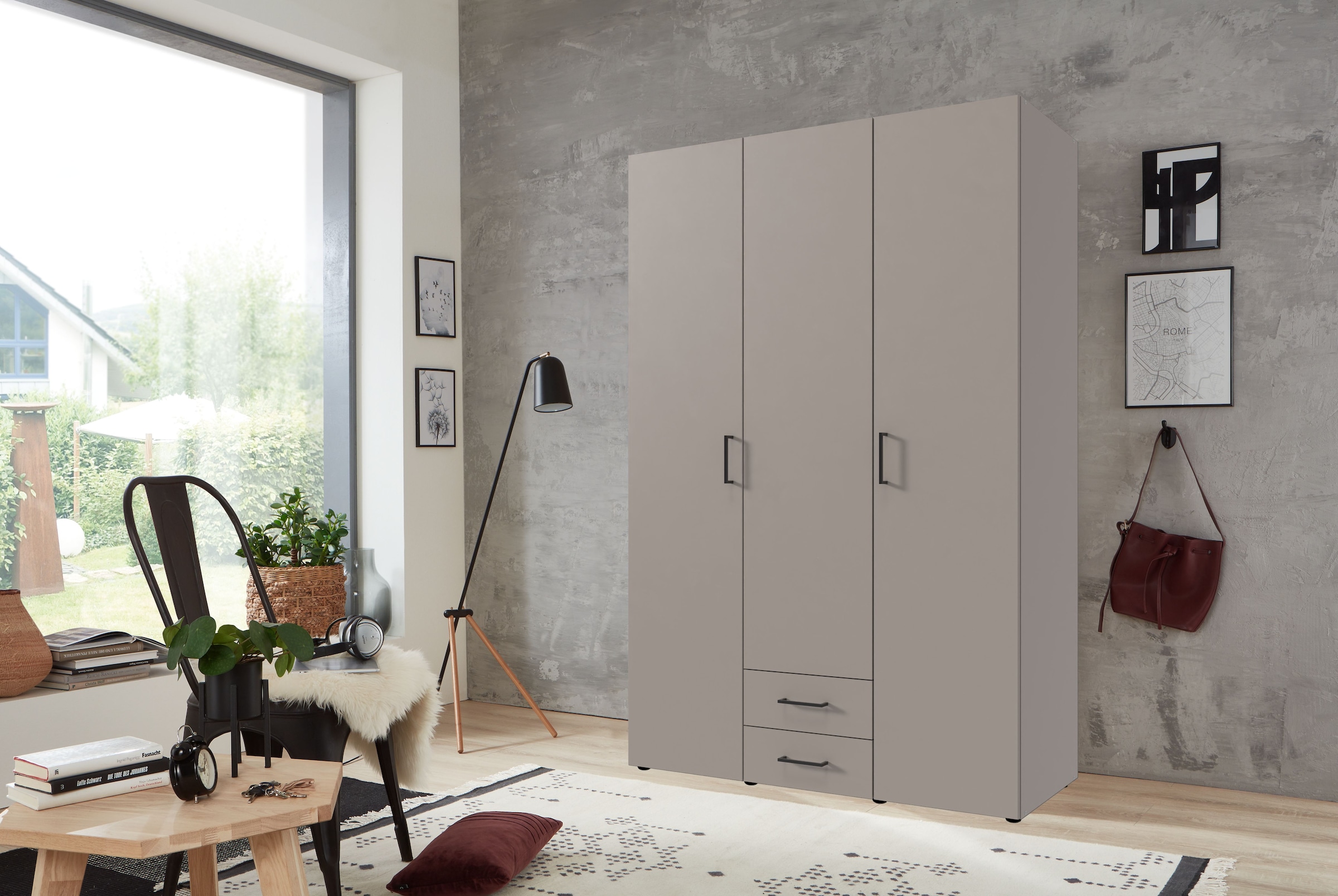 Wimex Drehtürenschrank "Mugano, 135 oder 180cm breit, 208 oder 236cm hoch, günstig online kaufen