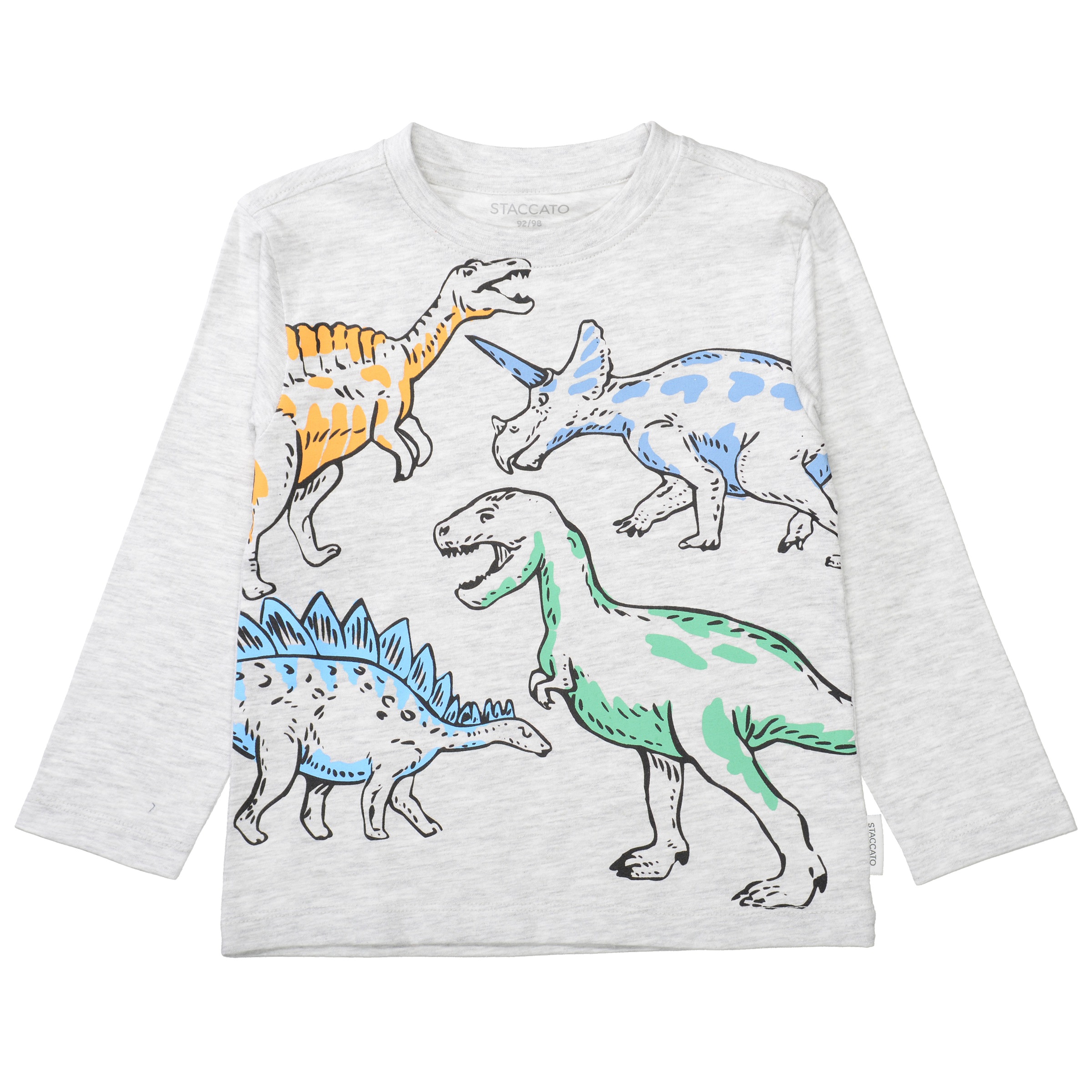 Thumbnail - STACCATO Langarmshirt 2er Pack, mit Dino-Prints, für Boys