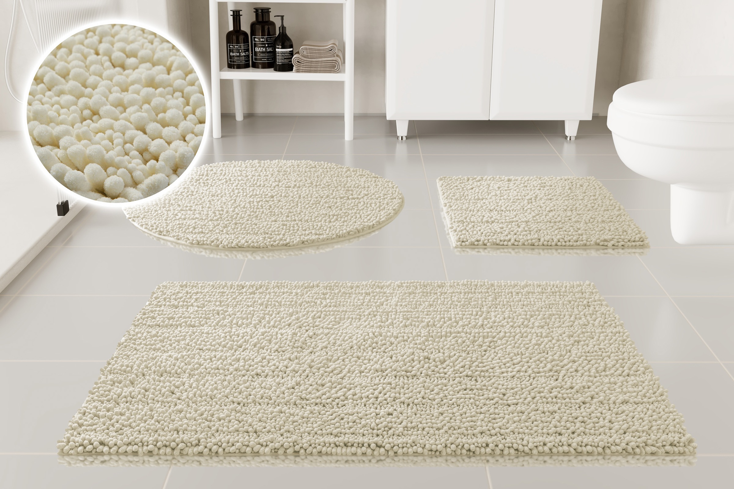 OTTO home Badematte "Torrni" Höhe 22 mm rutschhemmend beschichtet fußbodenh günstig online kaufen