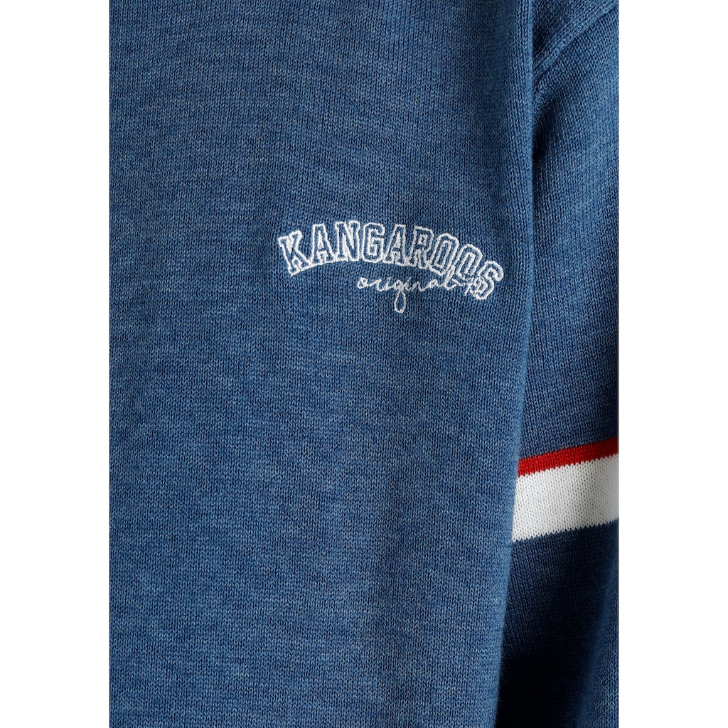 KangaROOS Strickpullover »für Jungen«, mit Kangaroos Logo-Stickerei