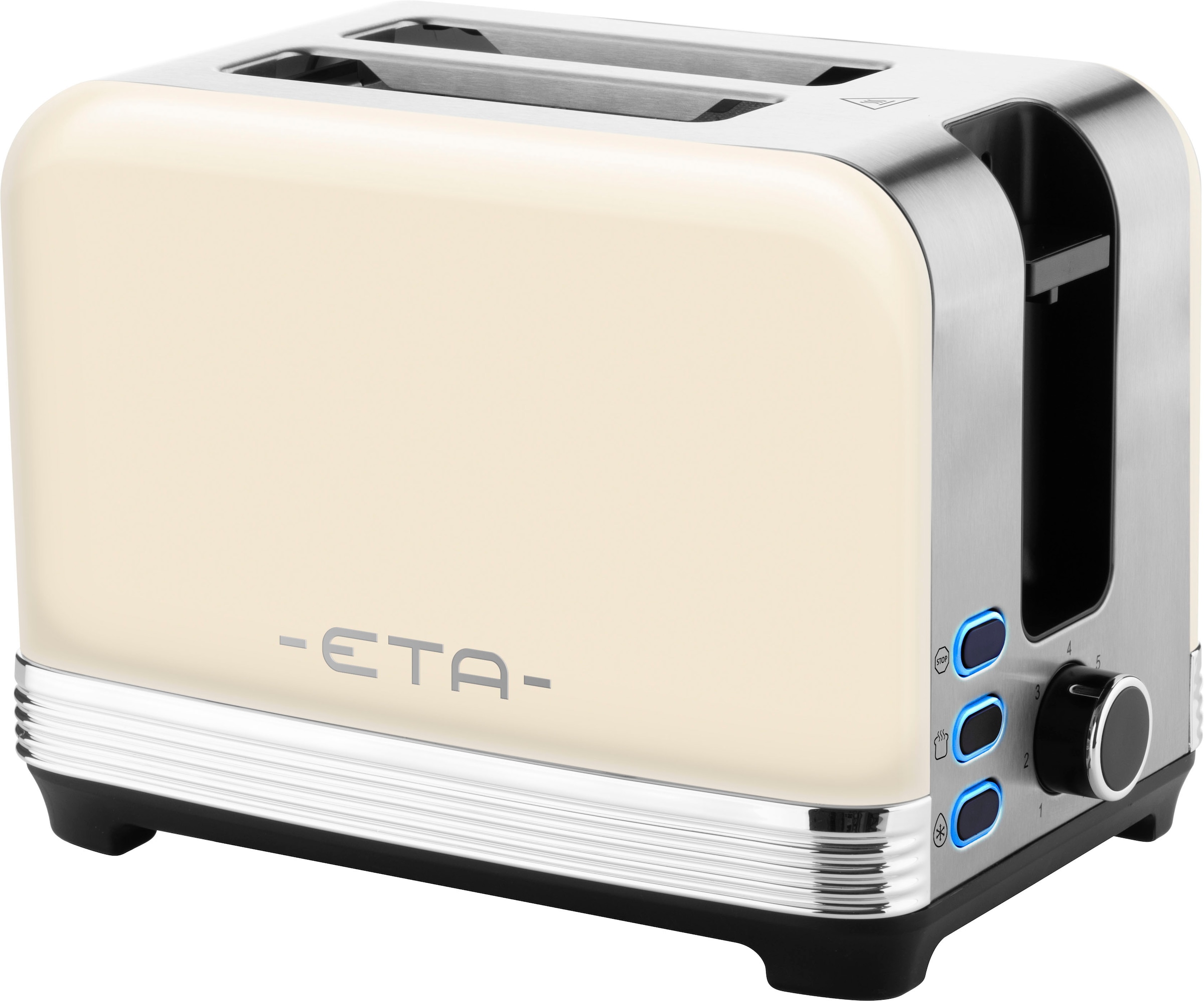 eta Toaster "STORIO ETA916690040" 2 kurze Schlitze 980 W 7 Bräunungsstufen günstig online kaufen