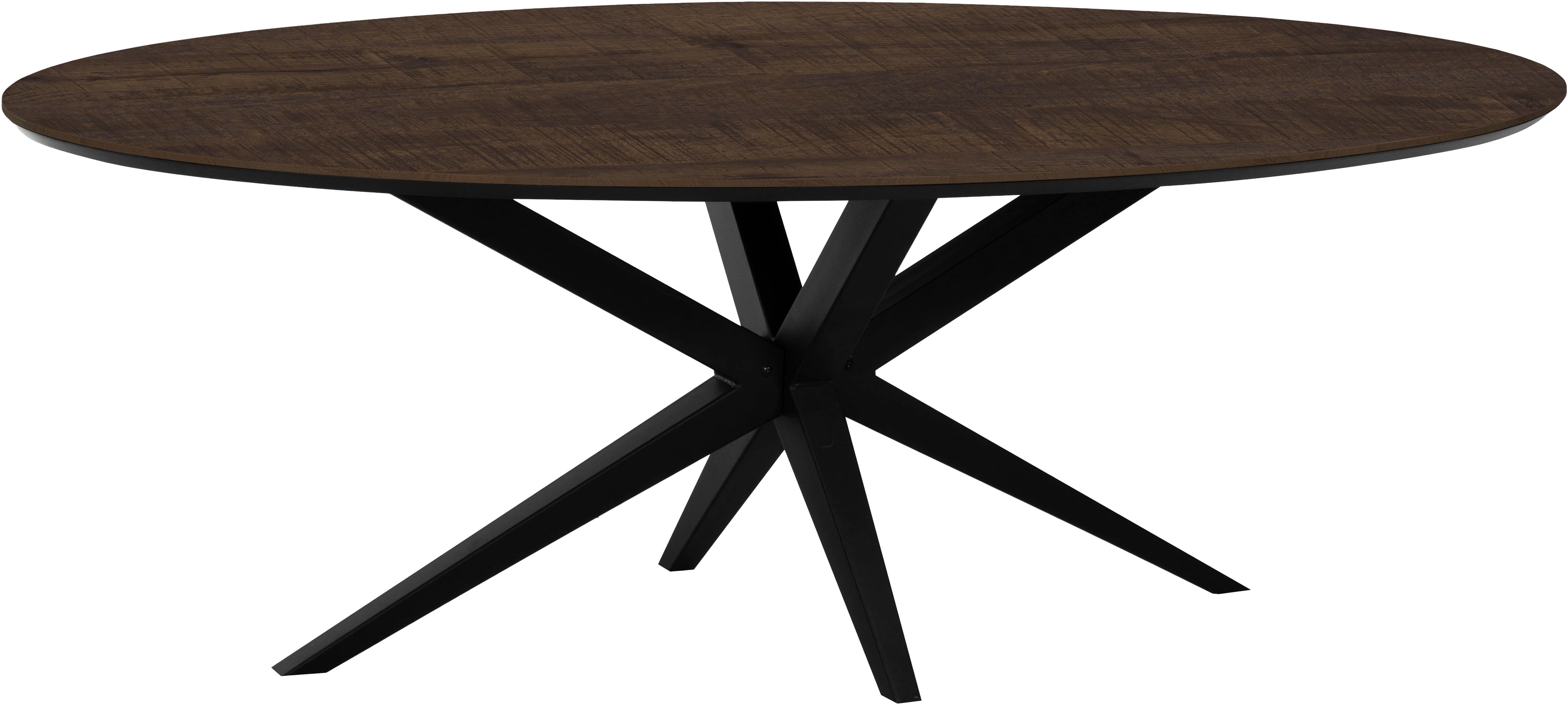 OMG Design "Wellington" 1 Stk. tlg. Hochwertige Melamin-Tischplatte mit Metallgestell