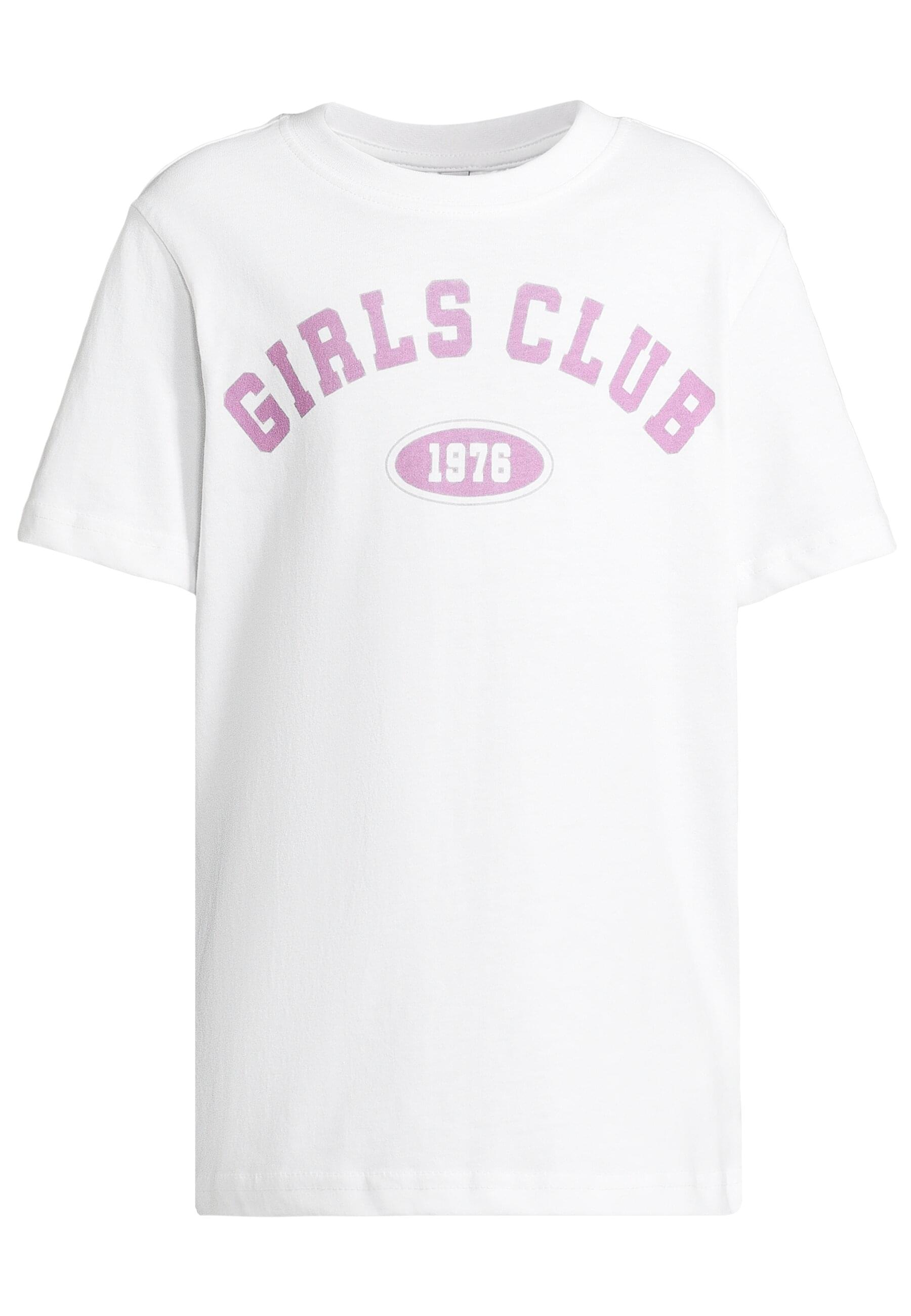 URBAN CLASSICS T-Shirt »Urban Classics T-Shirt 2 Pack - kurzarm - USA Bow & Girls Club«, (1 tlg.)
