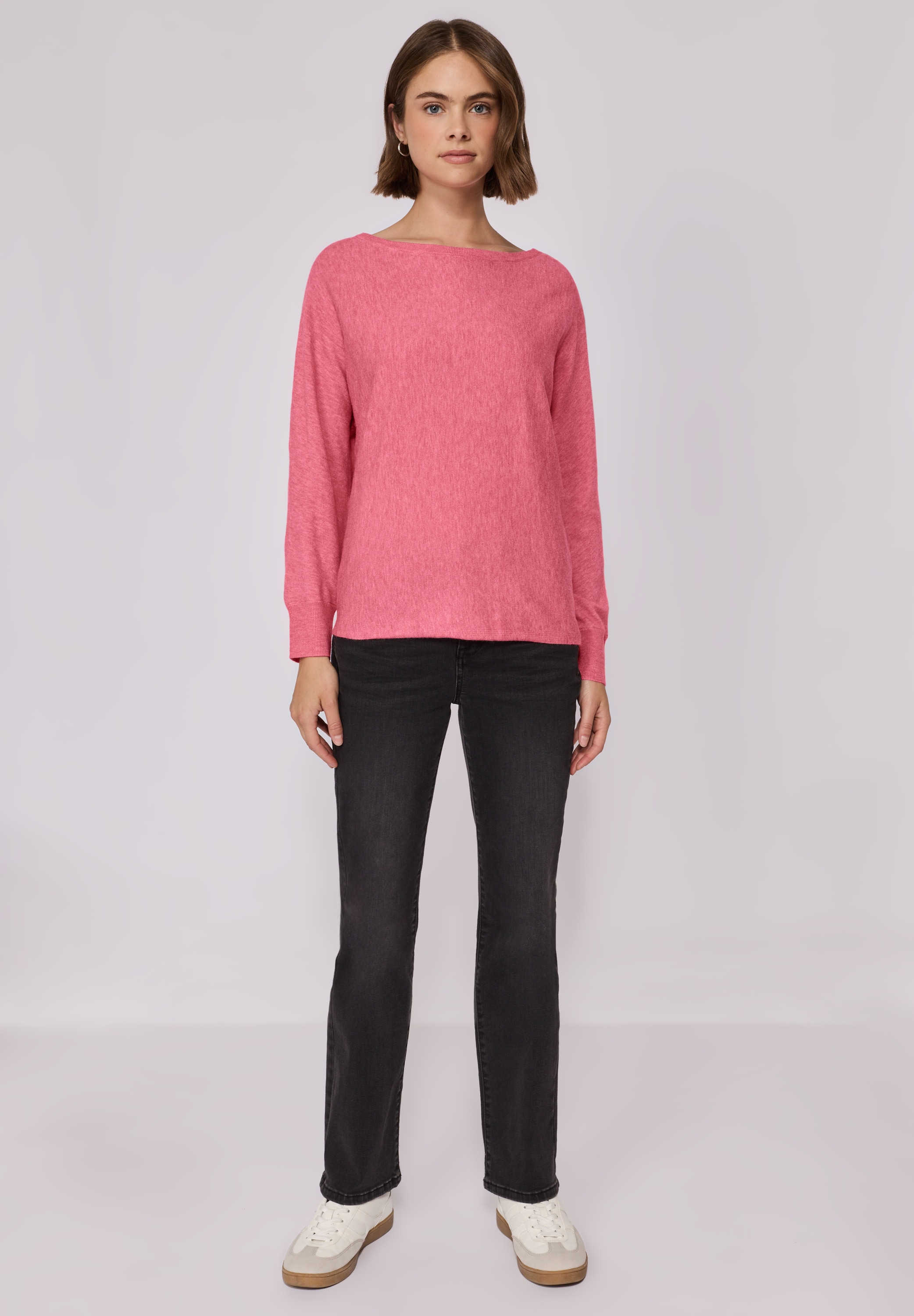 STREET ONE STUDIO Strickpullover, aus softem Materialmix