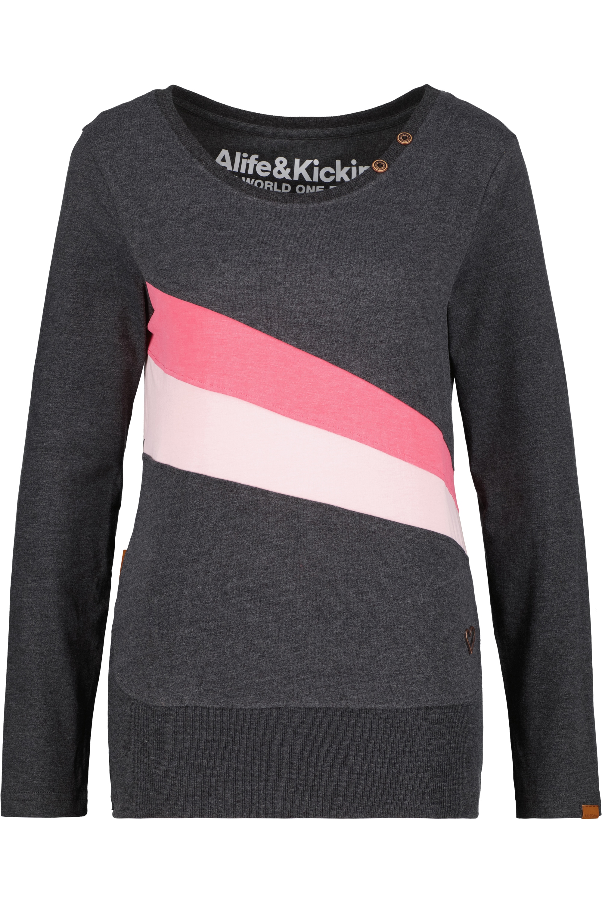 Alife & Kickin Langarmshirt "Damen CleaAK Long" günstig online kaufen