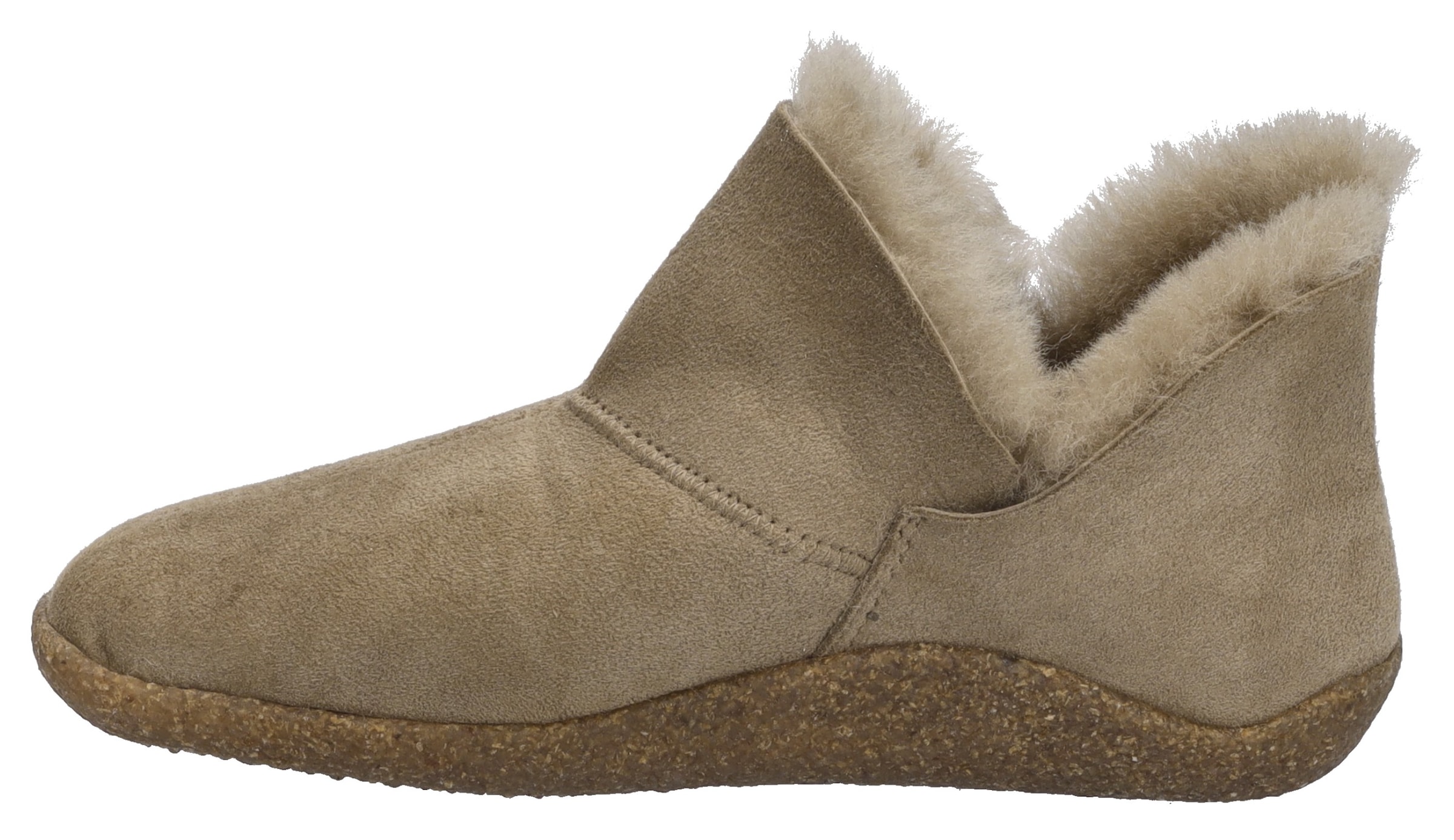 Josef Seibel Hausschuh »Vinny 07«, Hüttenschuh, Hausstiefel, Pantoffel mit Lammfell