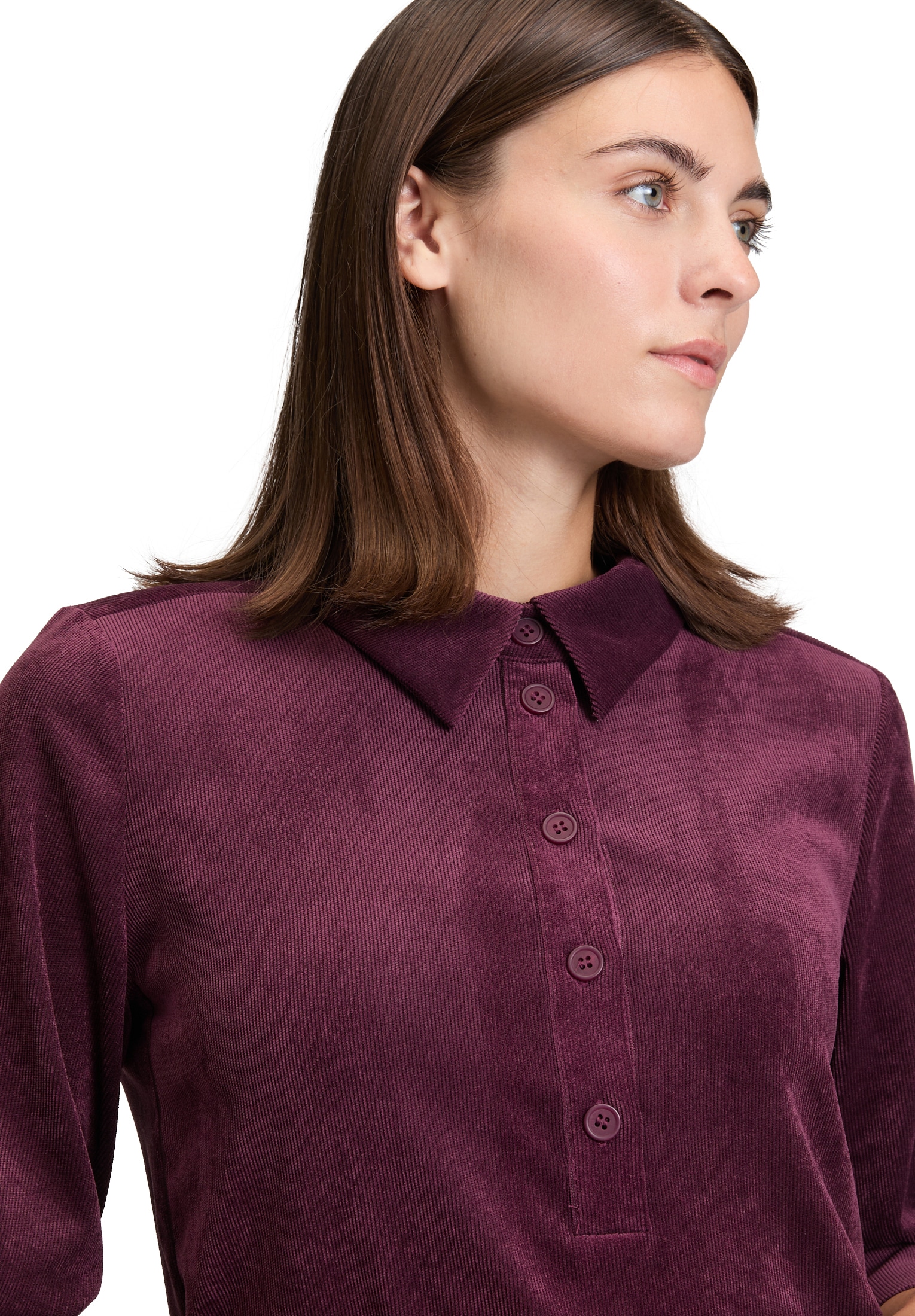 Betty&Co Druckkleid »Betty & Co Damen Casual-Kleid mit Kragen«