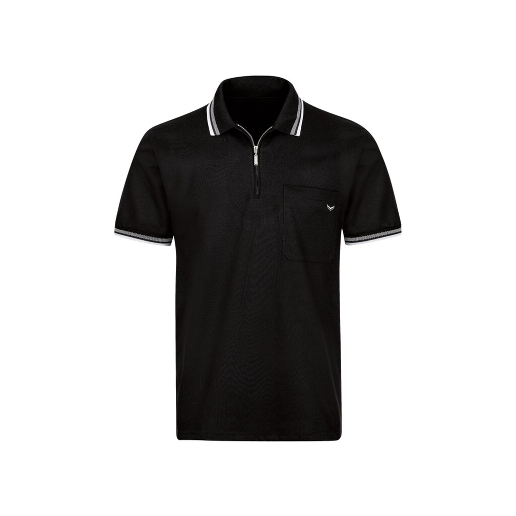 Trigema Poloshirt »TRIGEMA Poloshirt mit Reißverschluss«, (1 tlg.)