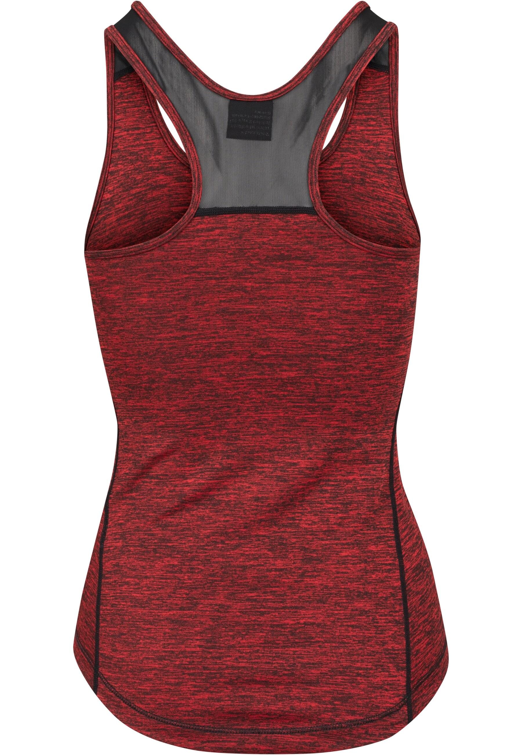 URBAN CLASSICS Muskelshirt »Urban Classics Damen Ladies Active Melange Trainings Top«, (1 tlg.)