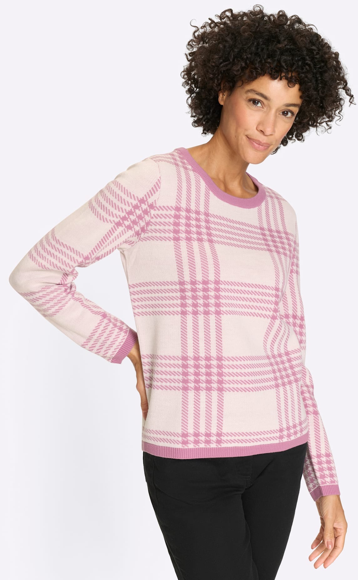 Rundhalspullover "Rundhals-Pullover" günstig online kaufen