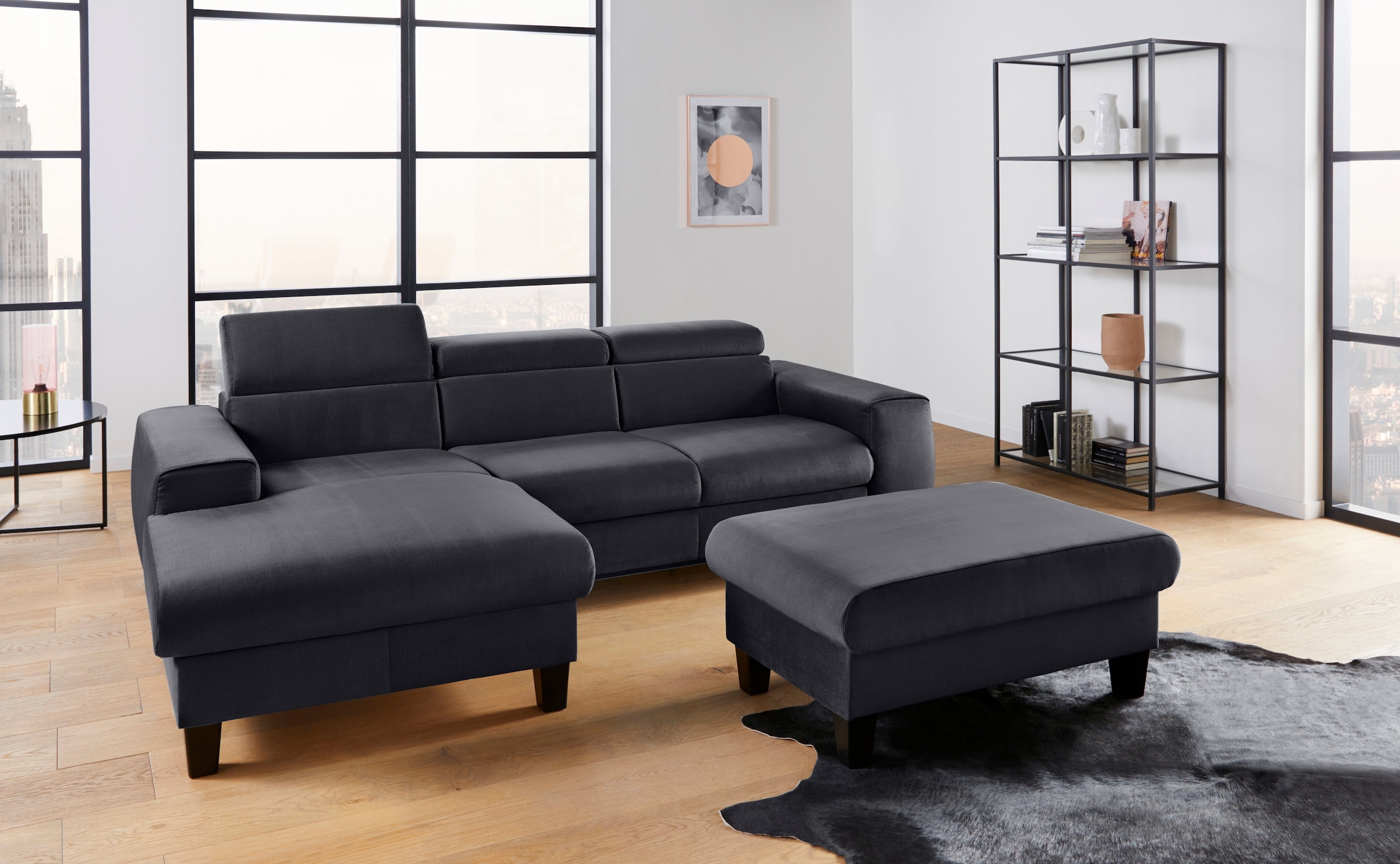 COTTA Polstergarnitur "Morven L-Form", (Set), Set bestehend aus: Ecksofa mi günstig online kaufen