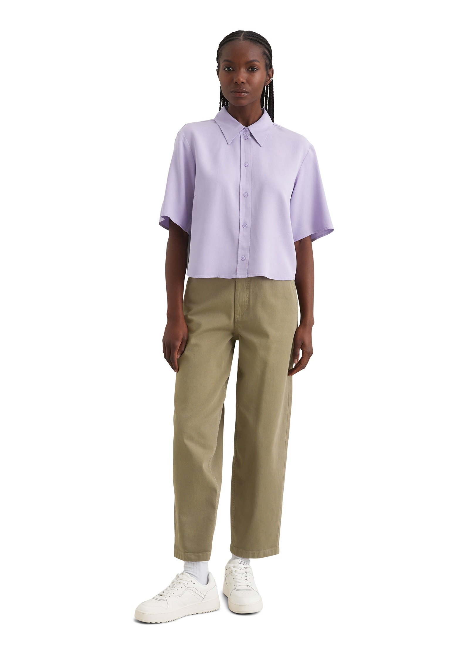 Marc O'Polo DENIM Kurzarmbluse »aus TENCEL™ Lyocell«