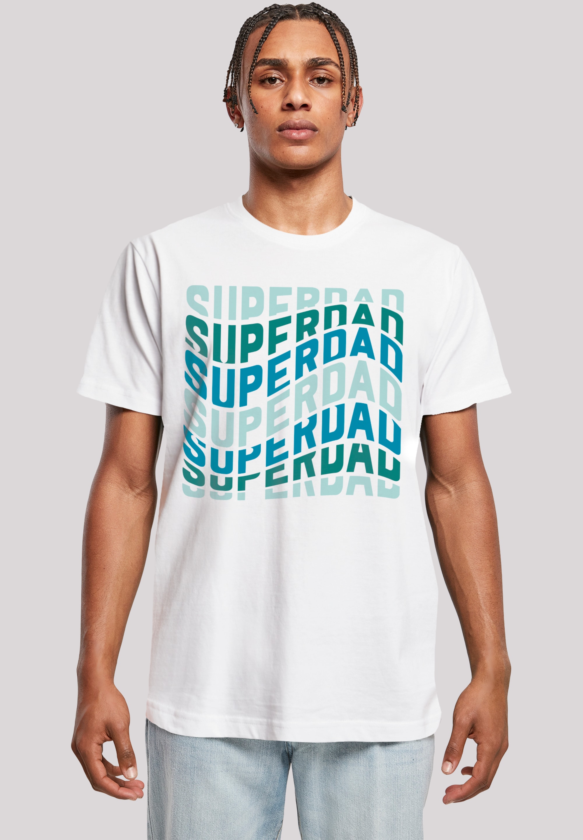 F4NT4STIC Marškinėliai »Super Dad Retro Trend Va...